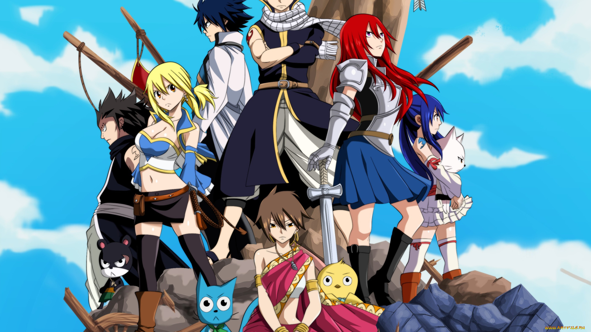 аниме, fairy, tail, fairy, tail