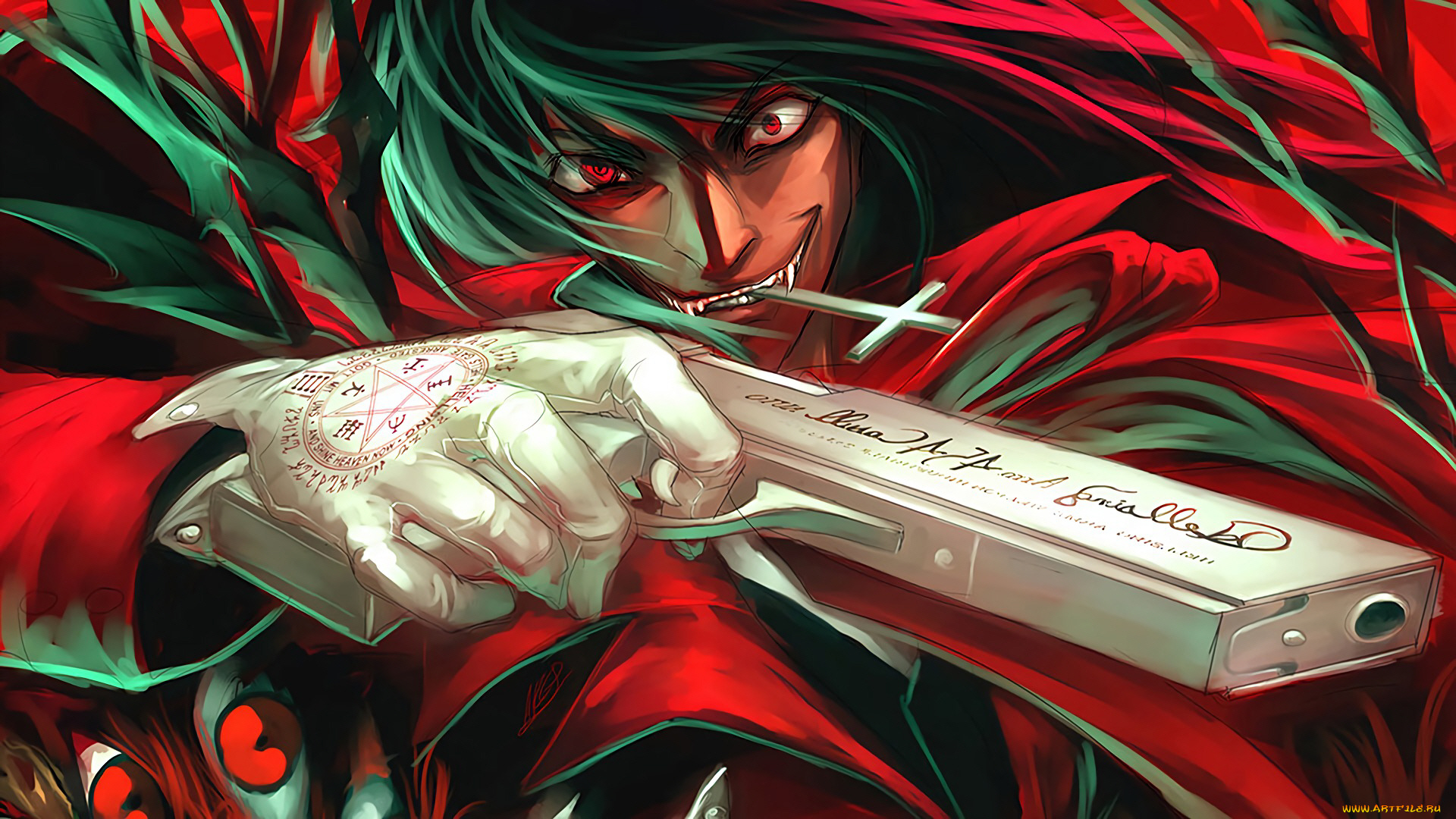 аниме, hellsing, хелсинг
