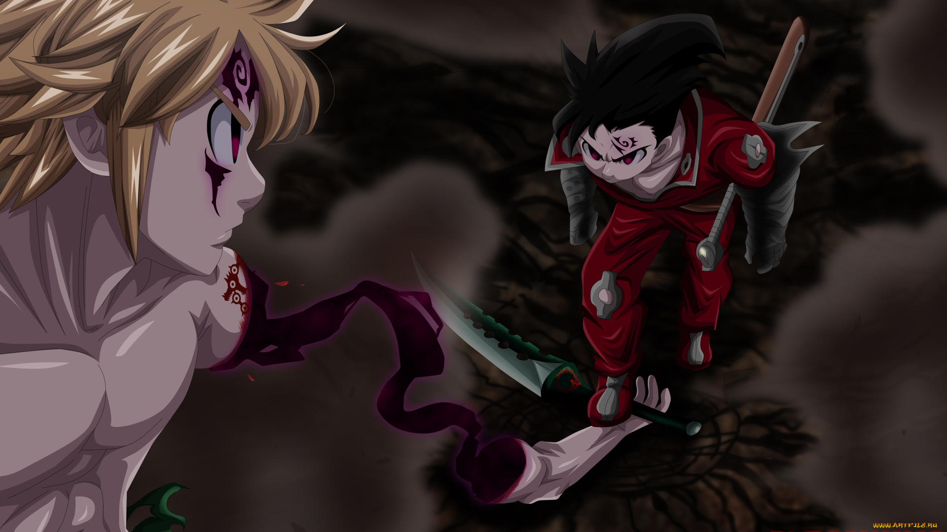 аниме, nanatsu, no, taizai, nanatsu, no, taizai