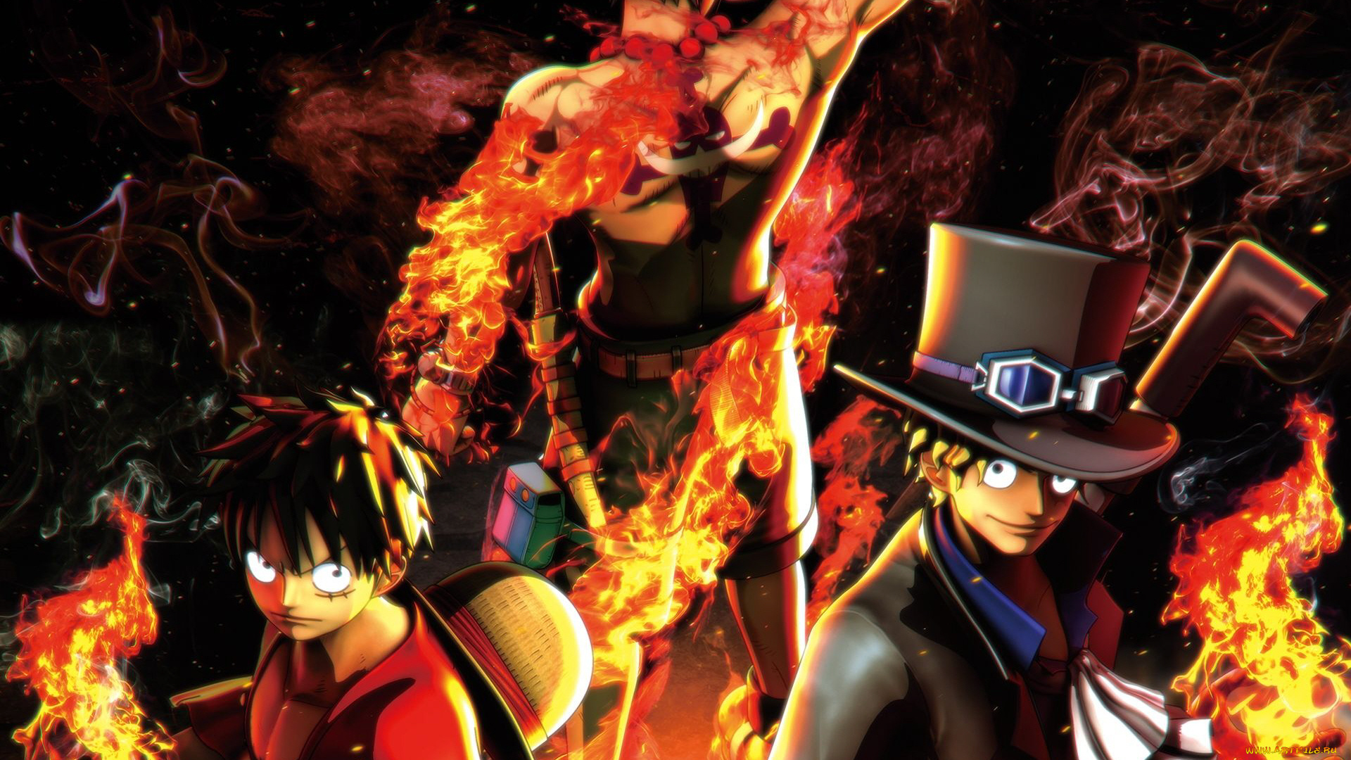 аниме, one, piece, парни