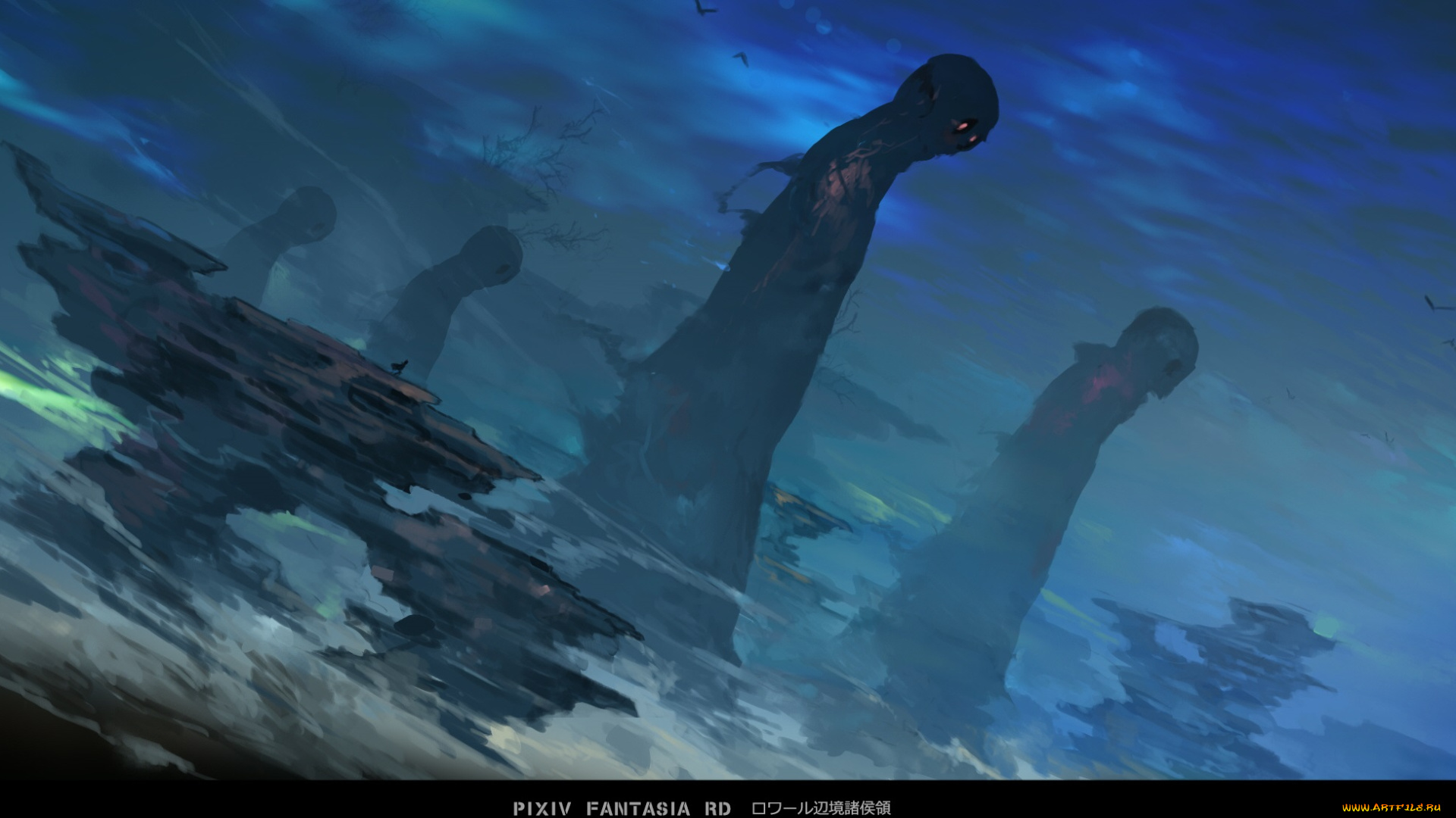 аниме, pixiv, fantasia, духи