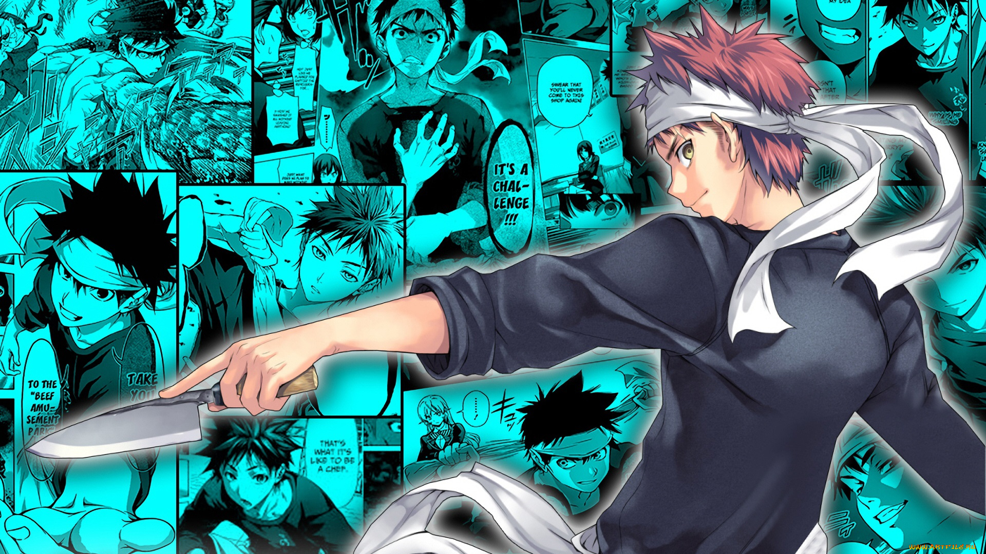 аниме, shokugeki, no, soma, юкихира, сома