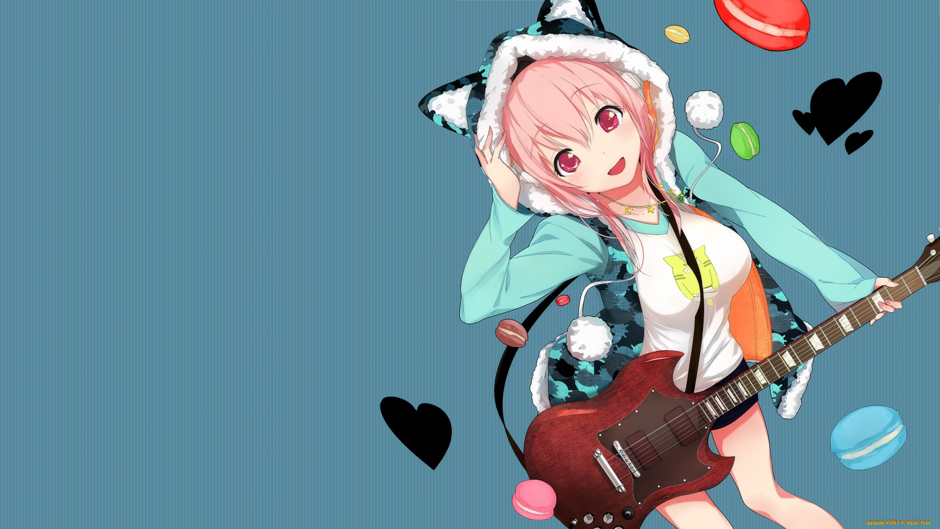 аниме, super, sonico, super, sonico