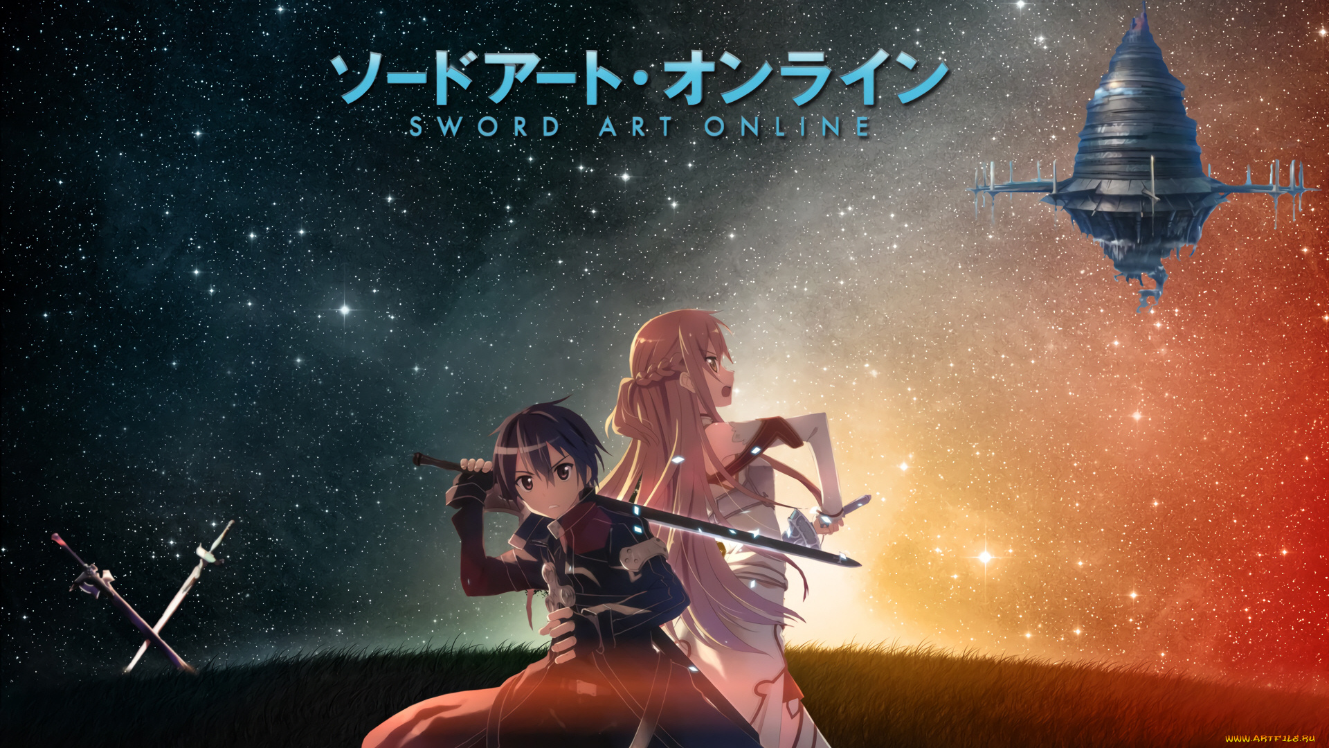 аниме, sword, art, online, мастера, меча, онлайн