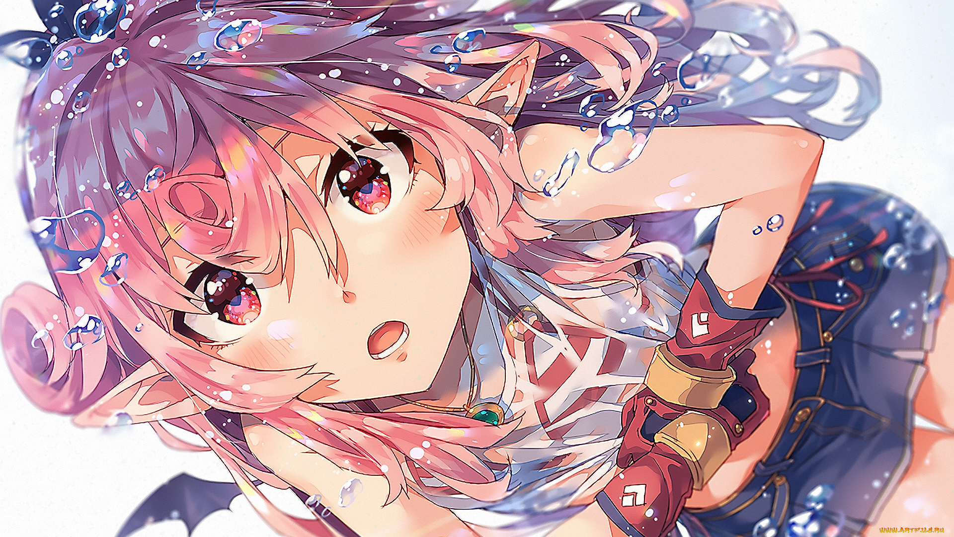 аниме, животные, , существа, девочка