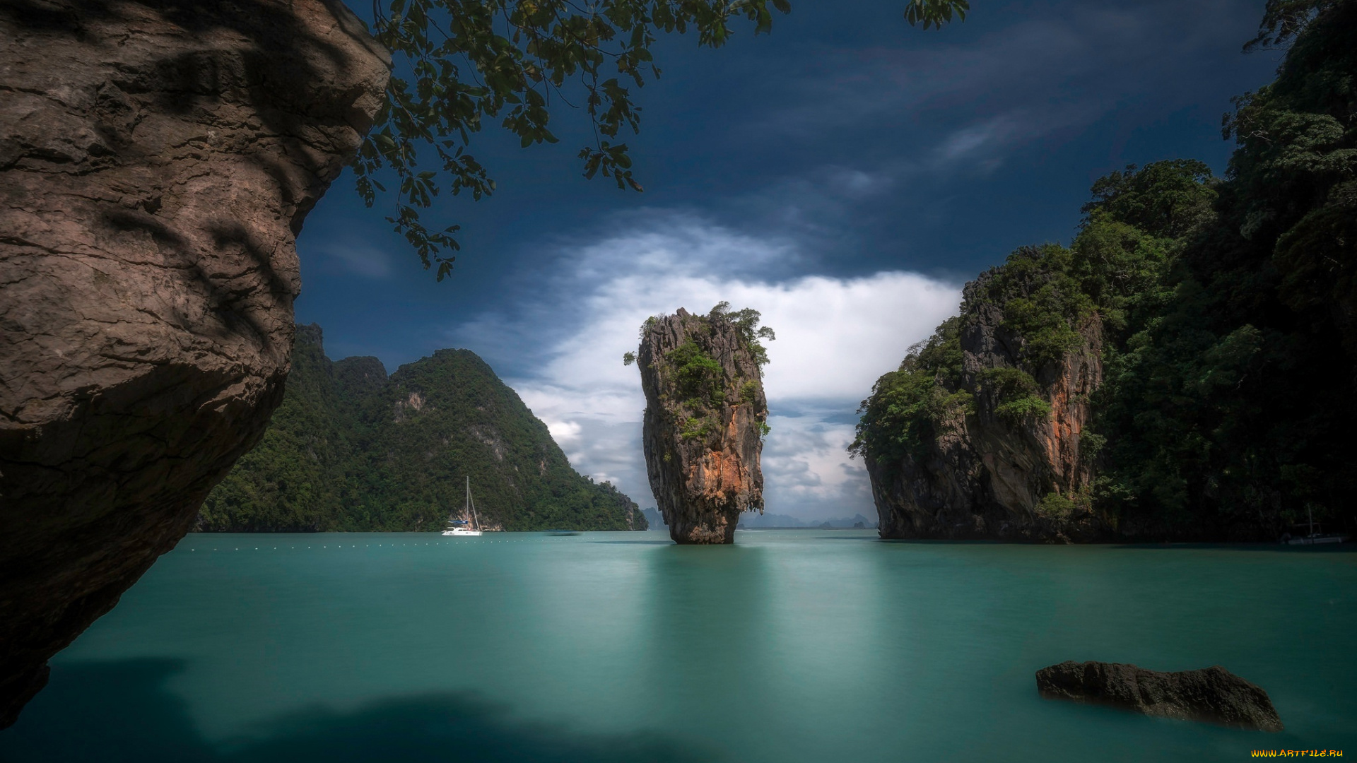 природа, моря, океаны, тропики, курорт, остров, таиланд, лодка, острова