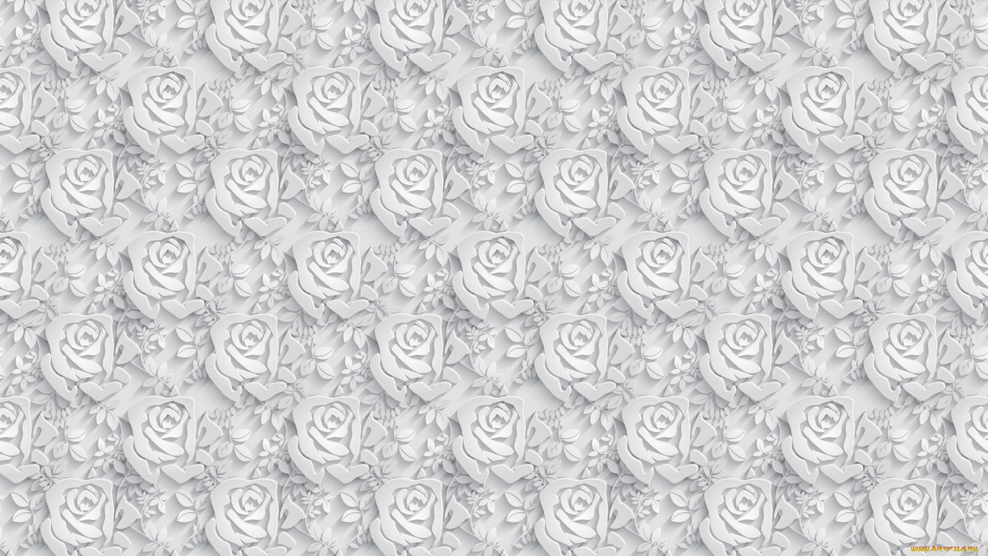 векторная, графика, цветы, , flowers, объем, цветы, розы