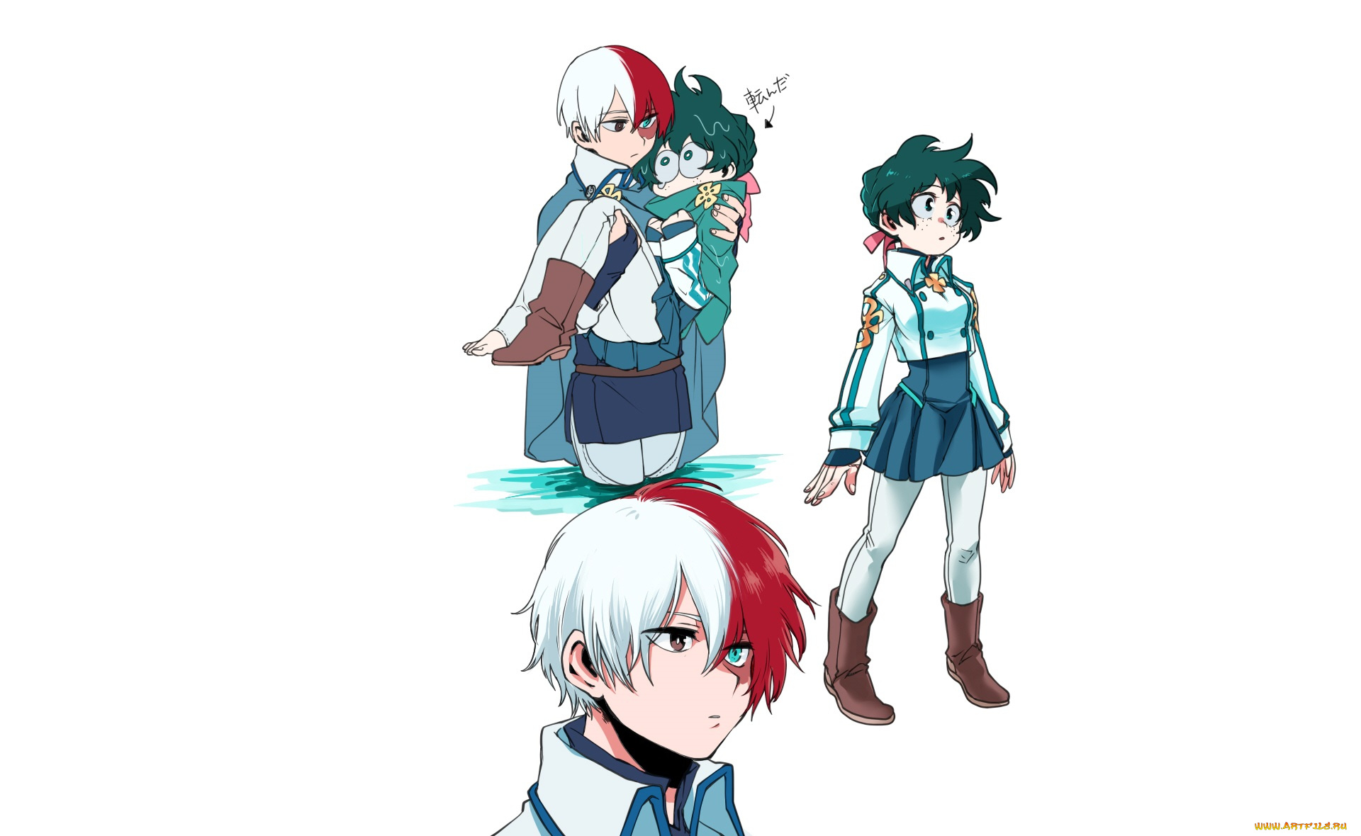 аниме, boku, no, hero, academia, моя, геройская, академия