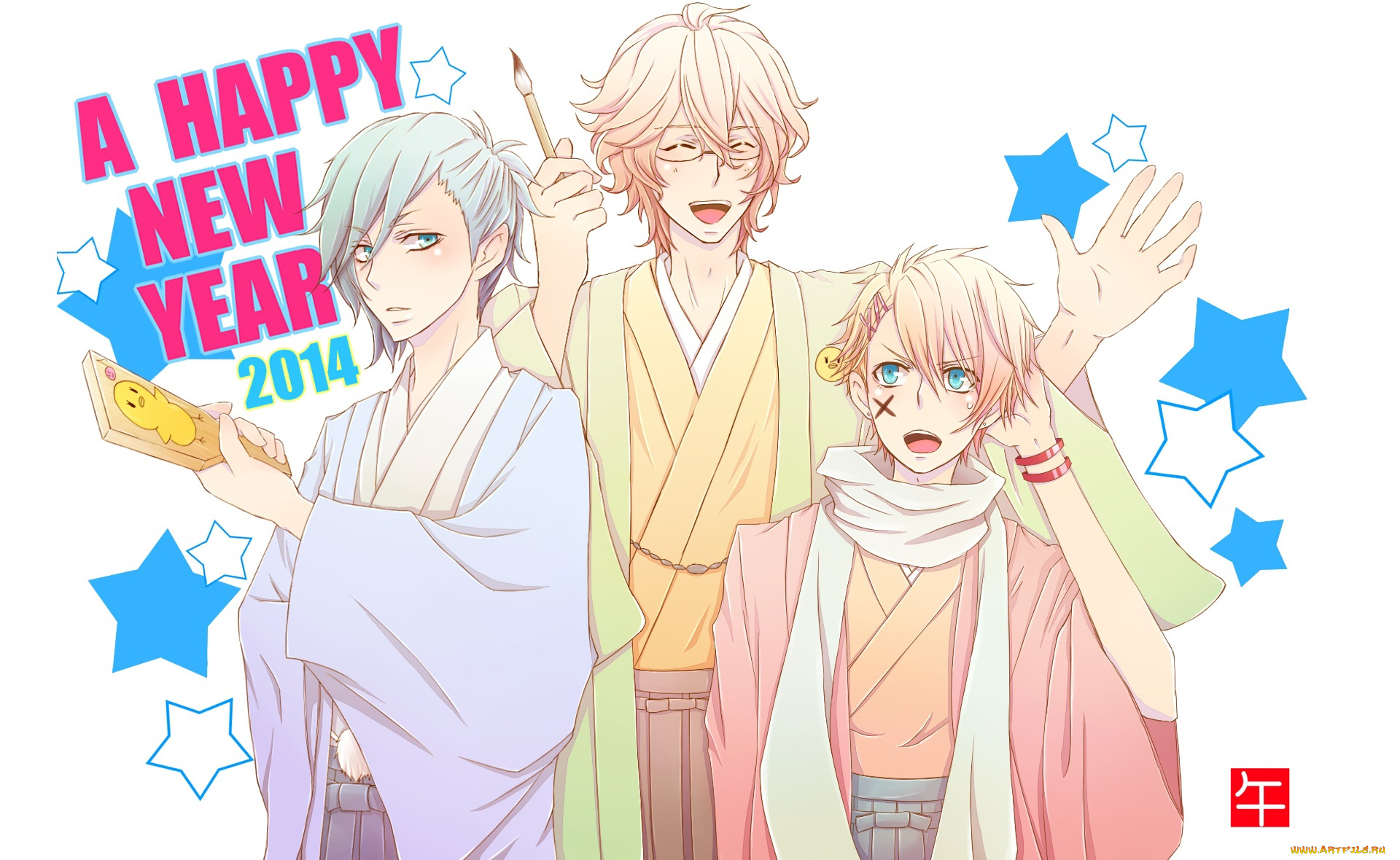 аниме, uta, no, prince-sama, парни