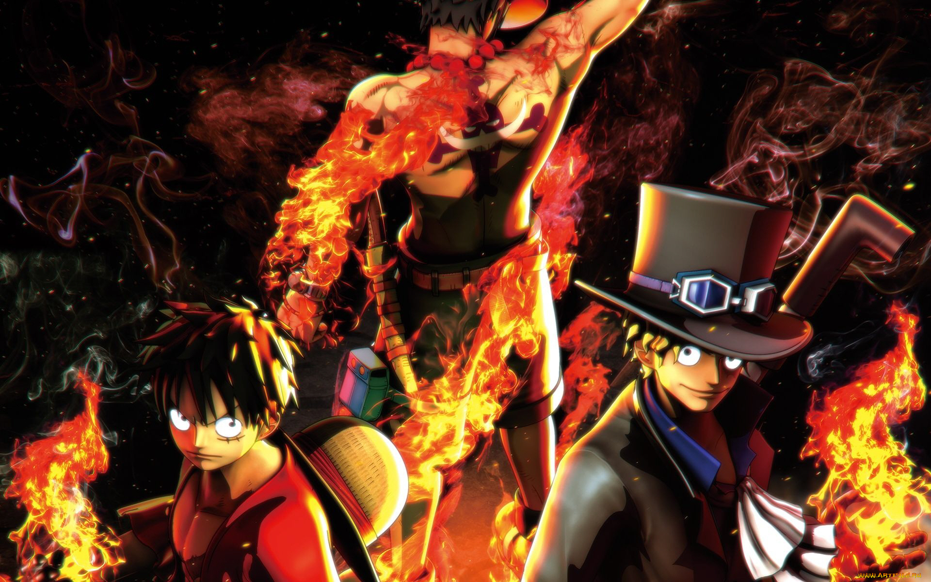 аниме, one, piece, парни