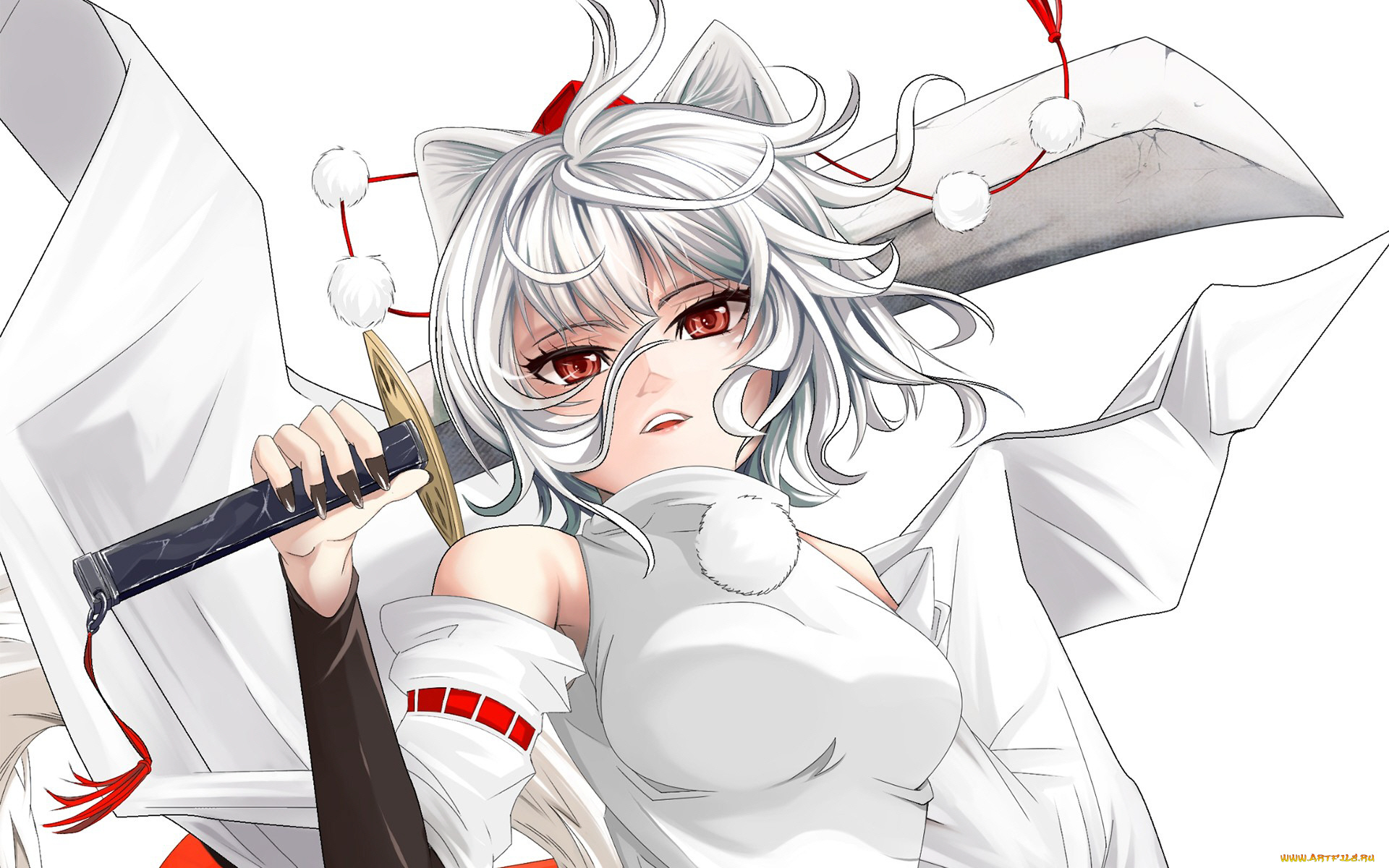 аниме, touhou, девушка