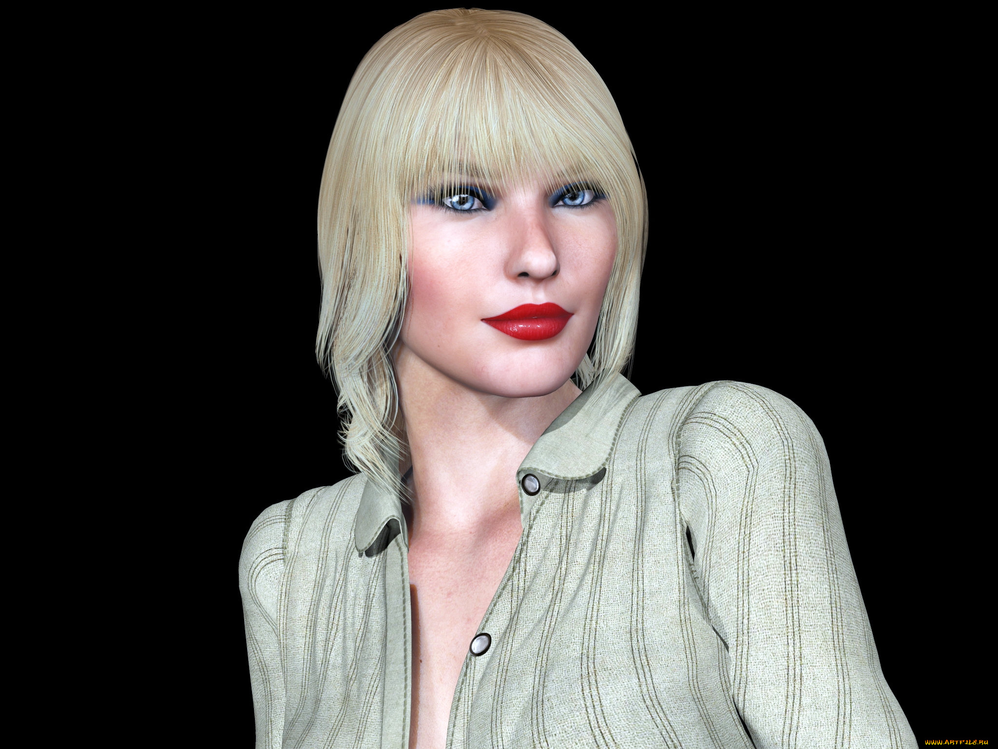 3д, графика, люди, , people, фон, взгляд, девушка