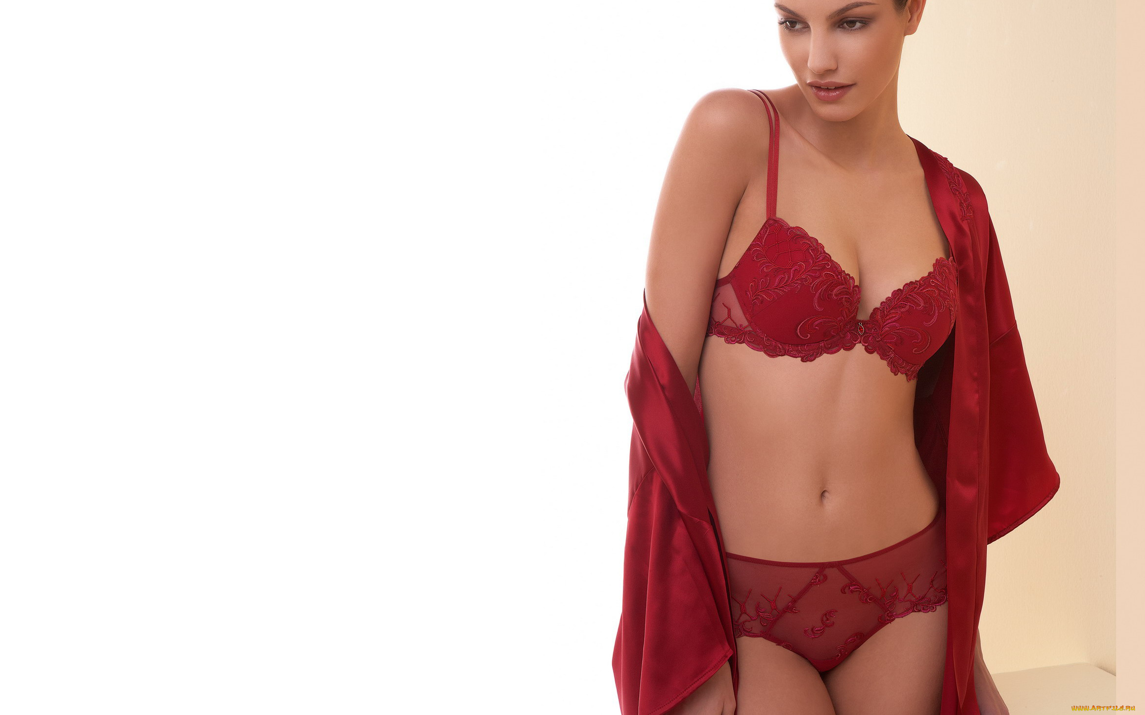 девушки, natalia, andrade, халат, белье, модель, наталия, андраде