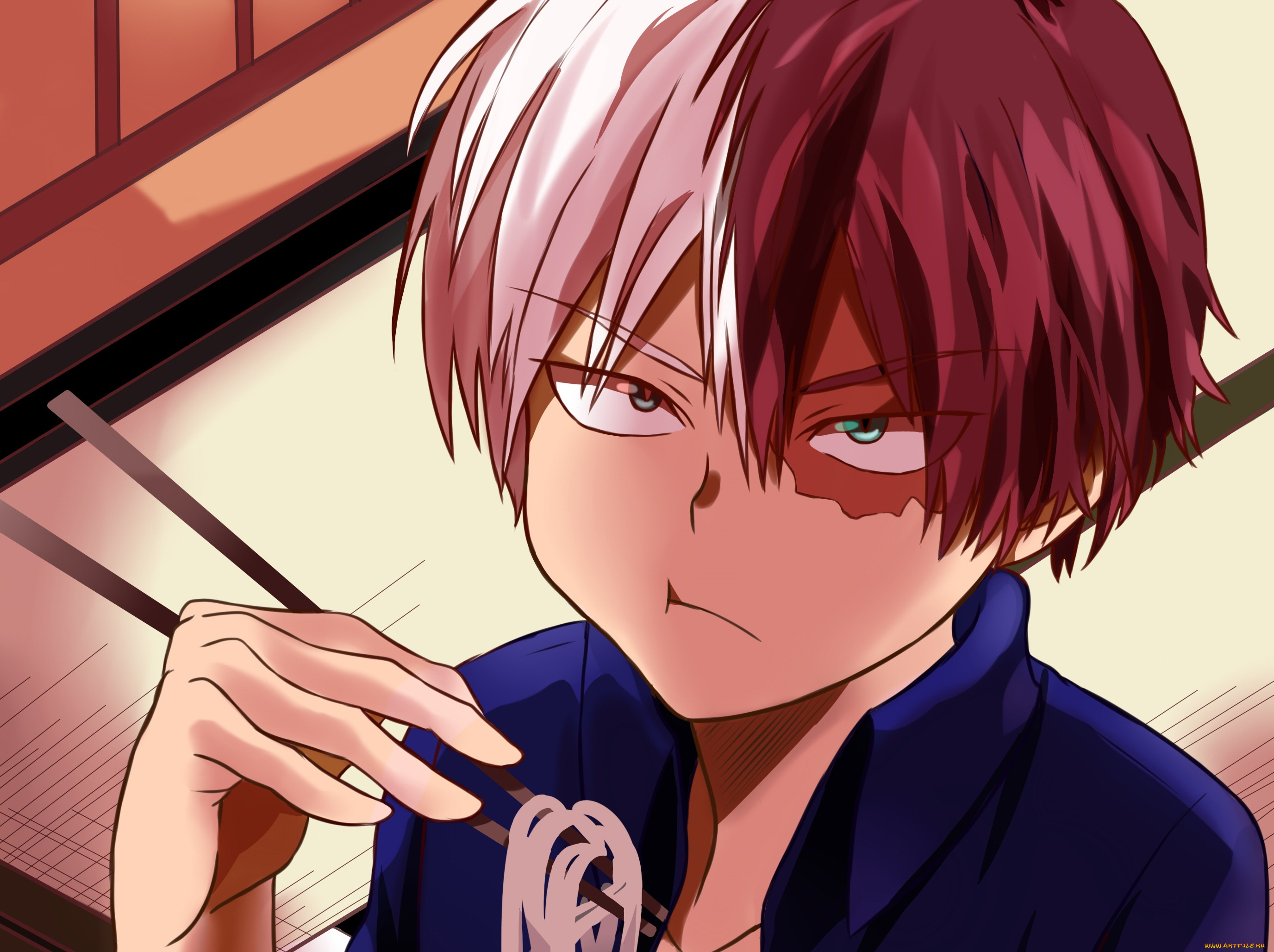аниме, boku, no, hero, academia, todoroki, shouto