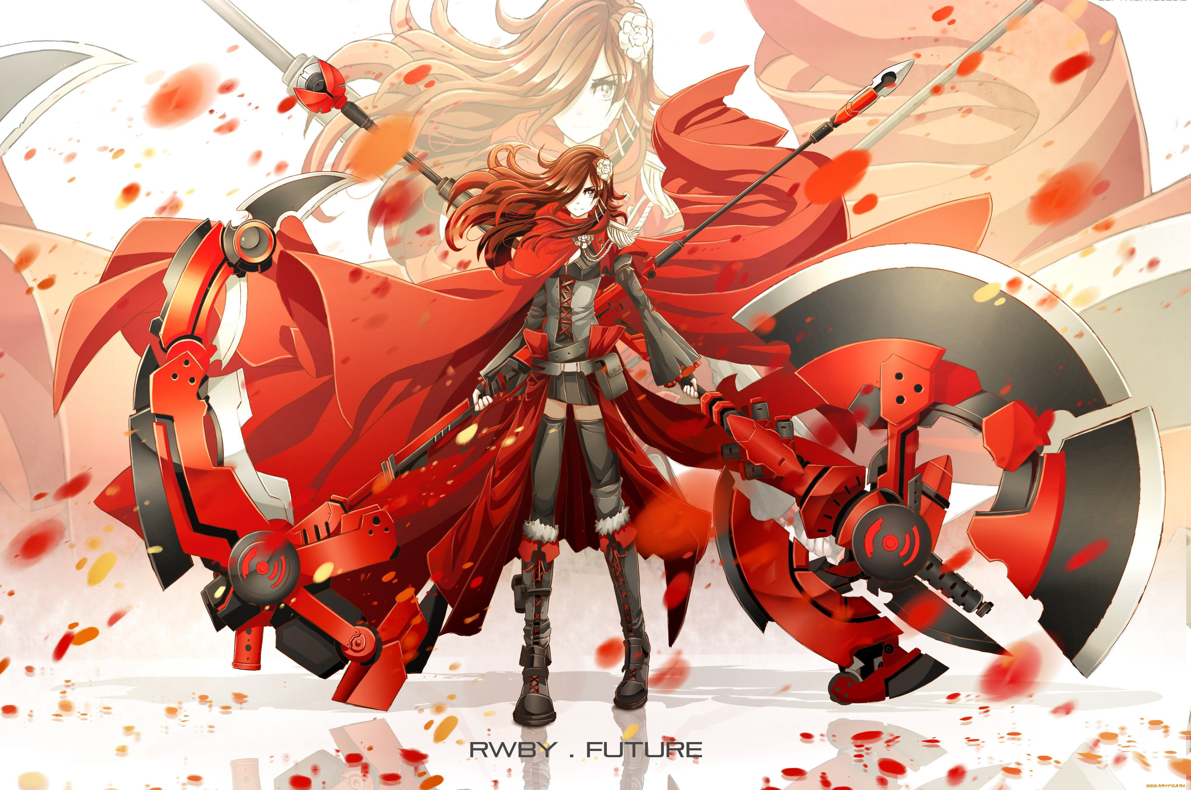 аниме, rwby, девушка