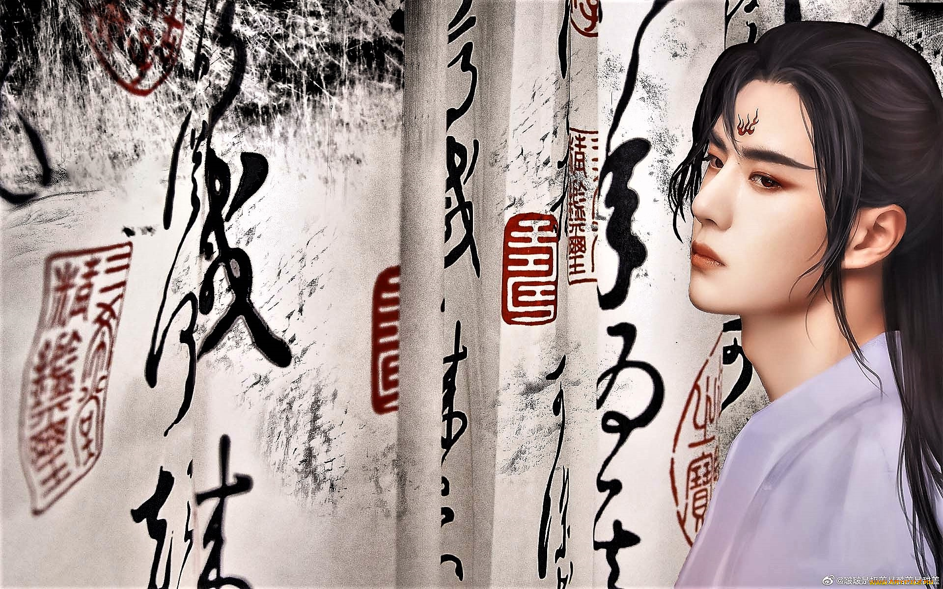 рисованное, кино, , мультфильмы, ван, ибо, лицо, ткань