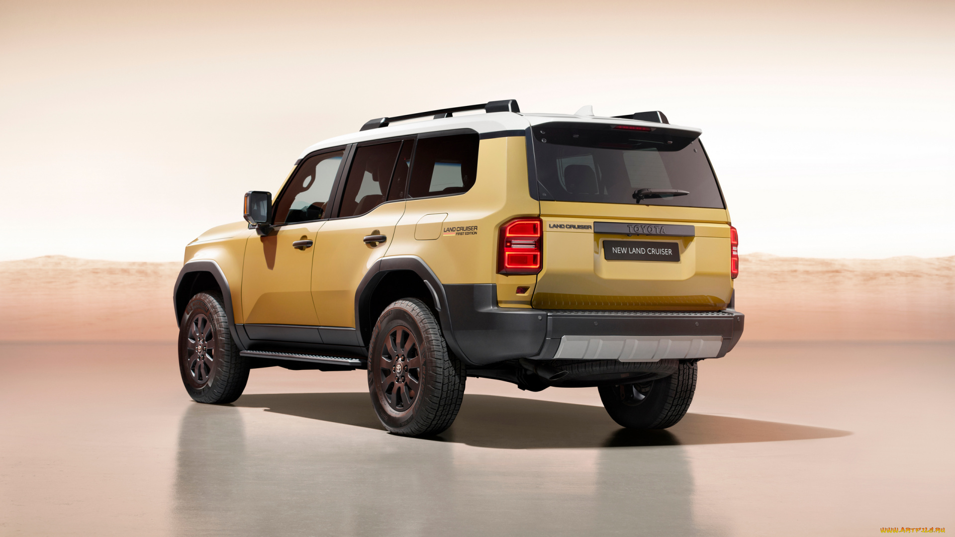 2024, land, cruiser, first, edition, автомобили, toyota, land, cruiser, тойота, первое, издание, cистема, рулевого, управления, с, электроусилителем