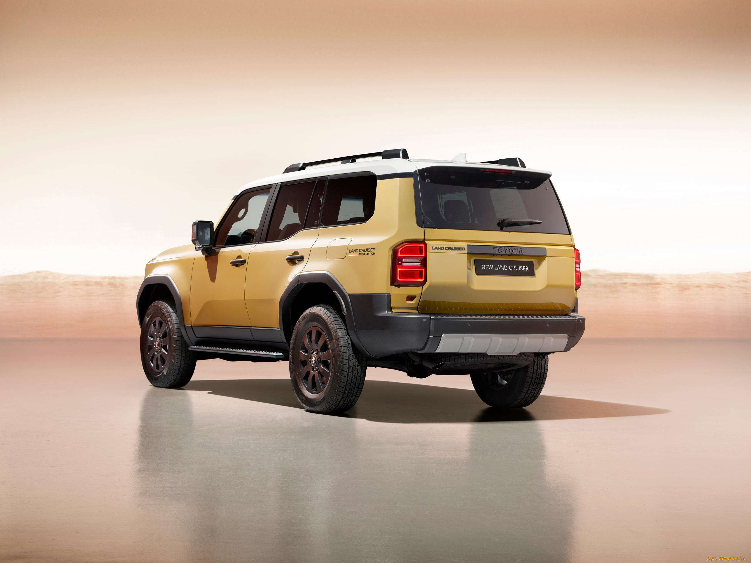 2024, land, cruiser, first, edition, автомобили, toyota, land, cruiser, тойота, первое, издание, cистема, рулевого, управления, с, электроусилителем