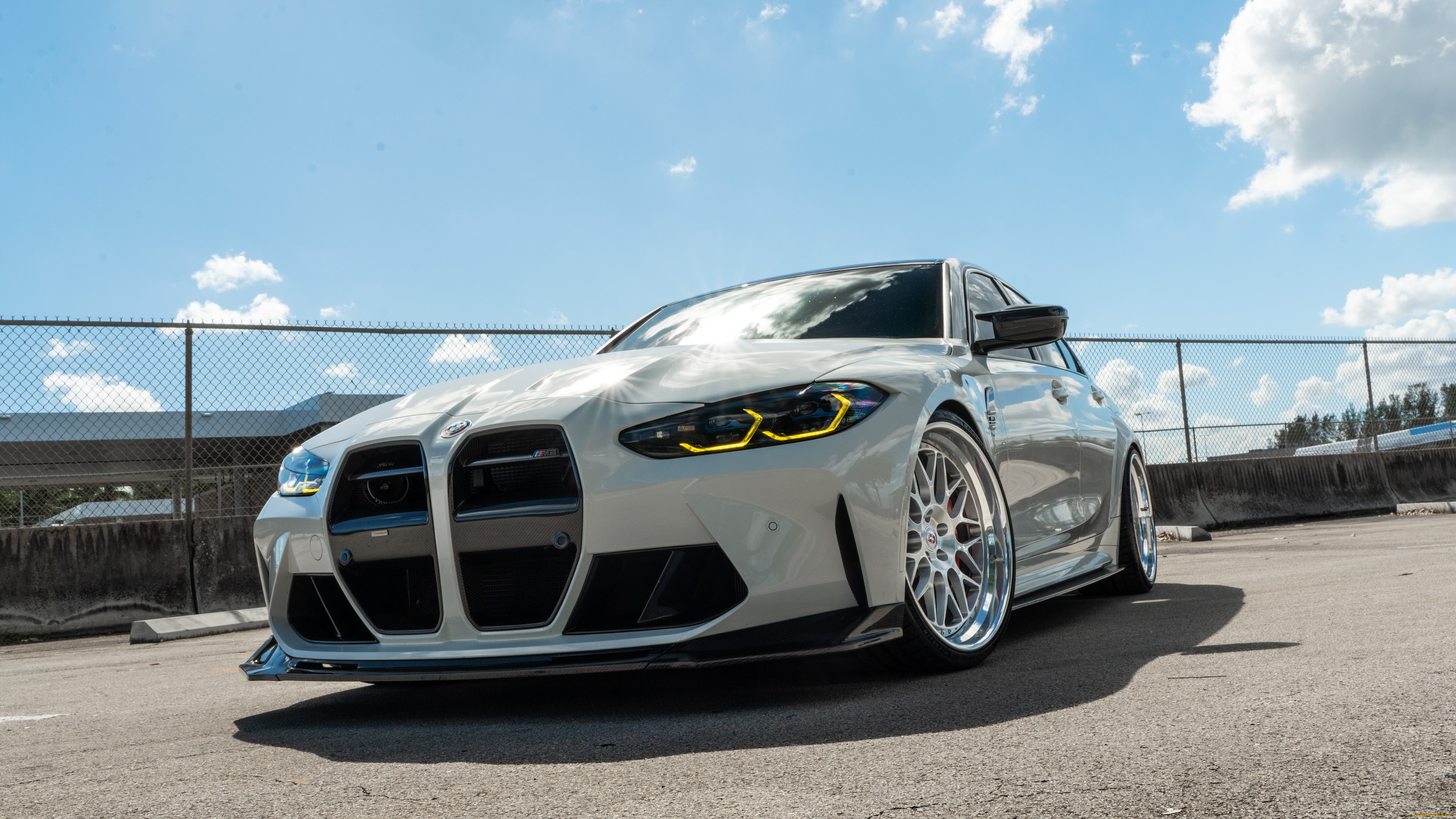 бричка, автомобили, bmw, grey, m3, sedan, yellow, light