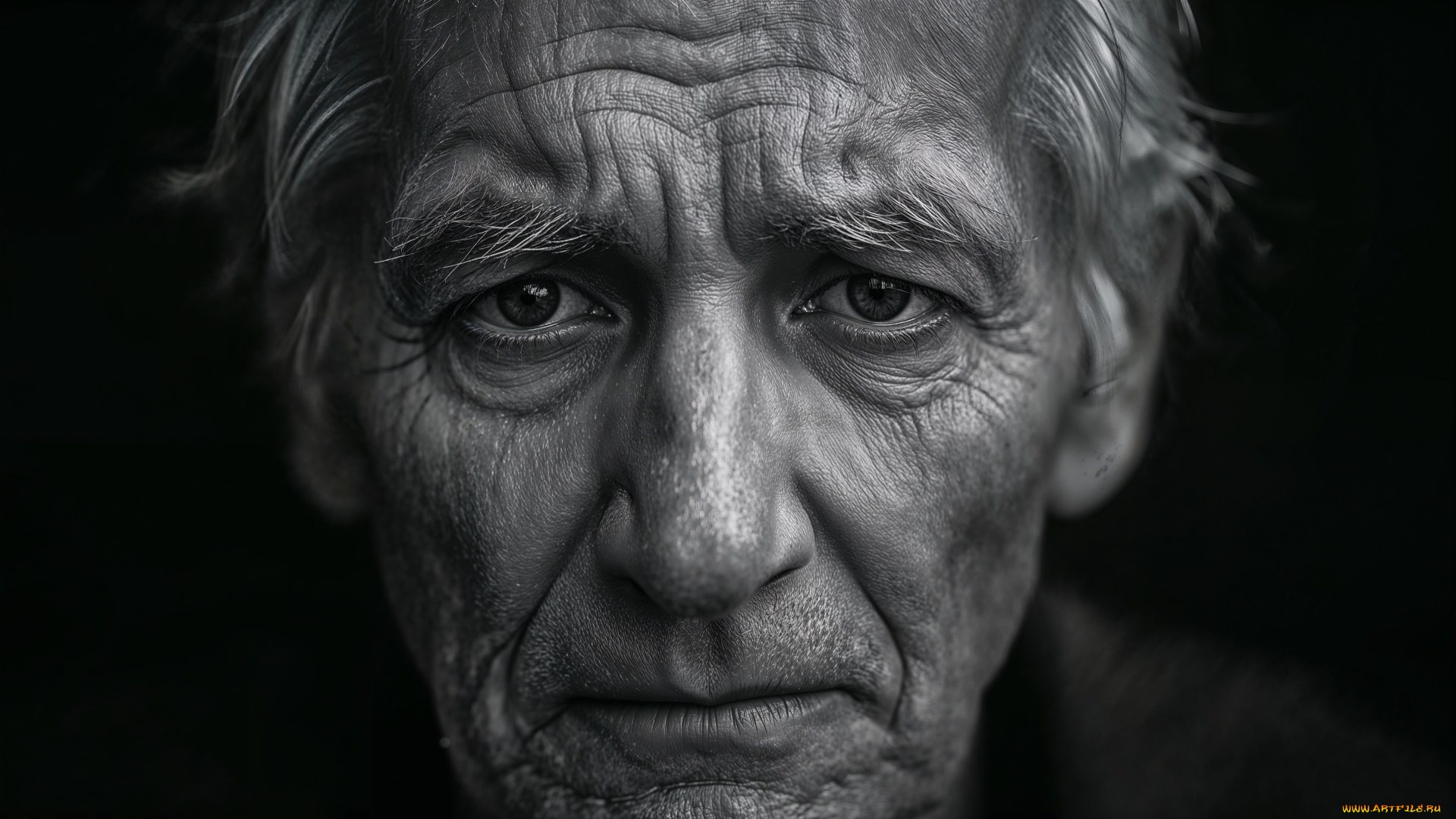 3д, графика, портреты, и, лица, , portraits, and, faсes, старик, мужчина, портрет, морщины
