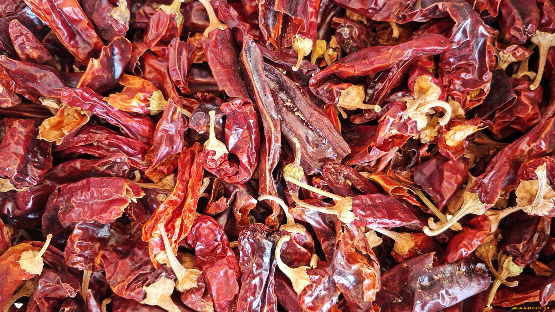 еда, перец, сушеный, острый, красный