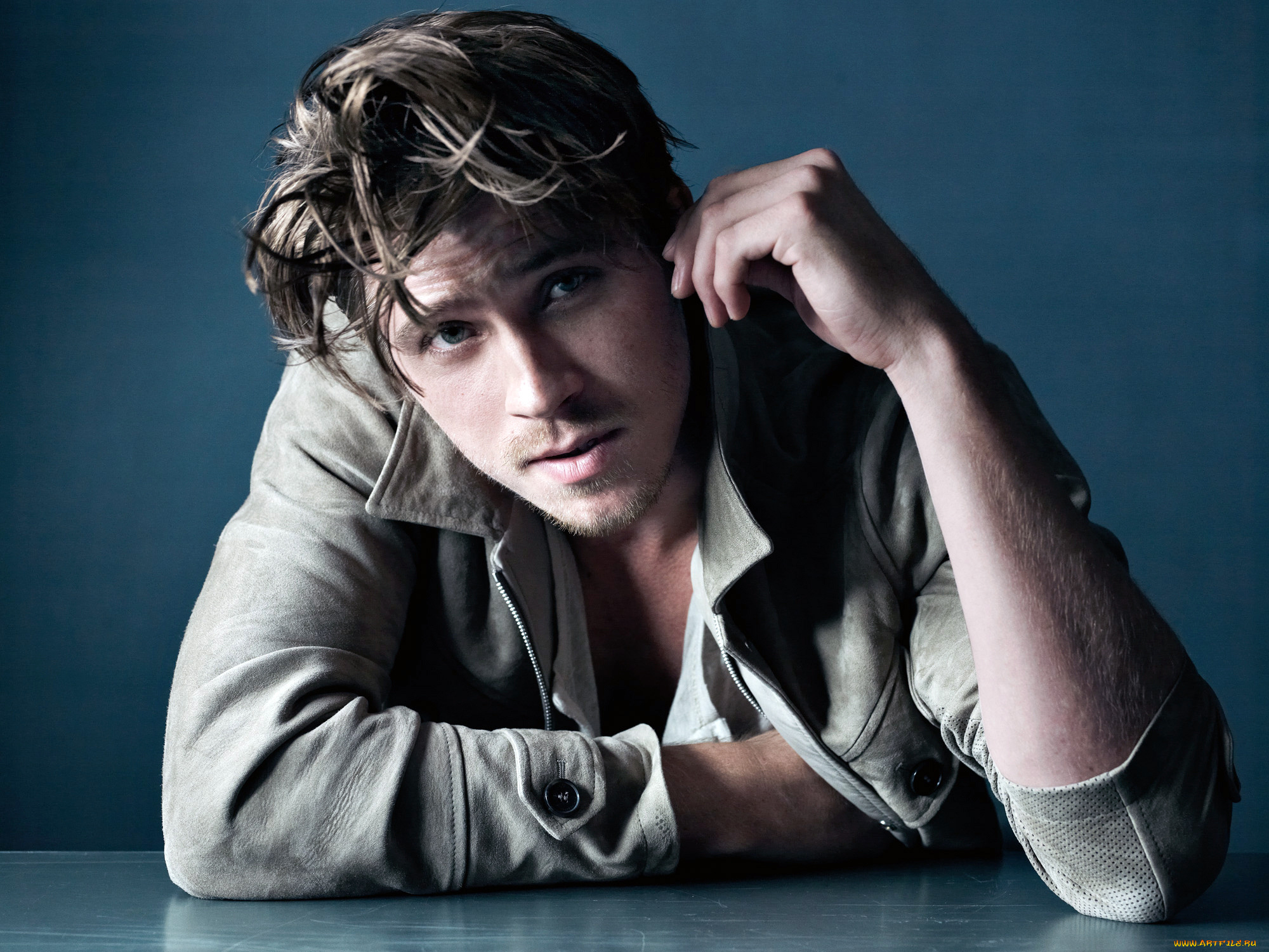 мужчины, garrett, hedlund, портрет