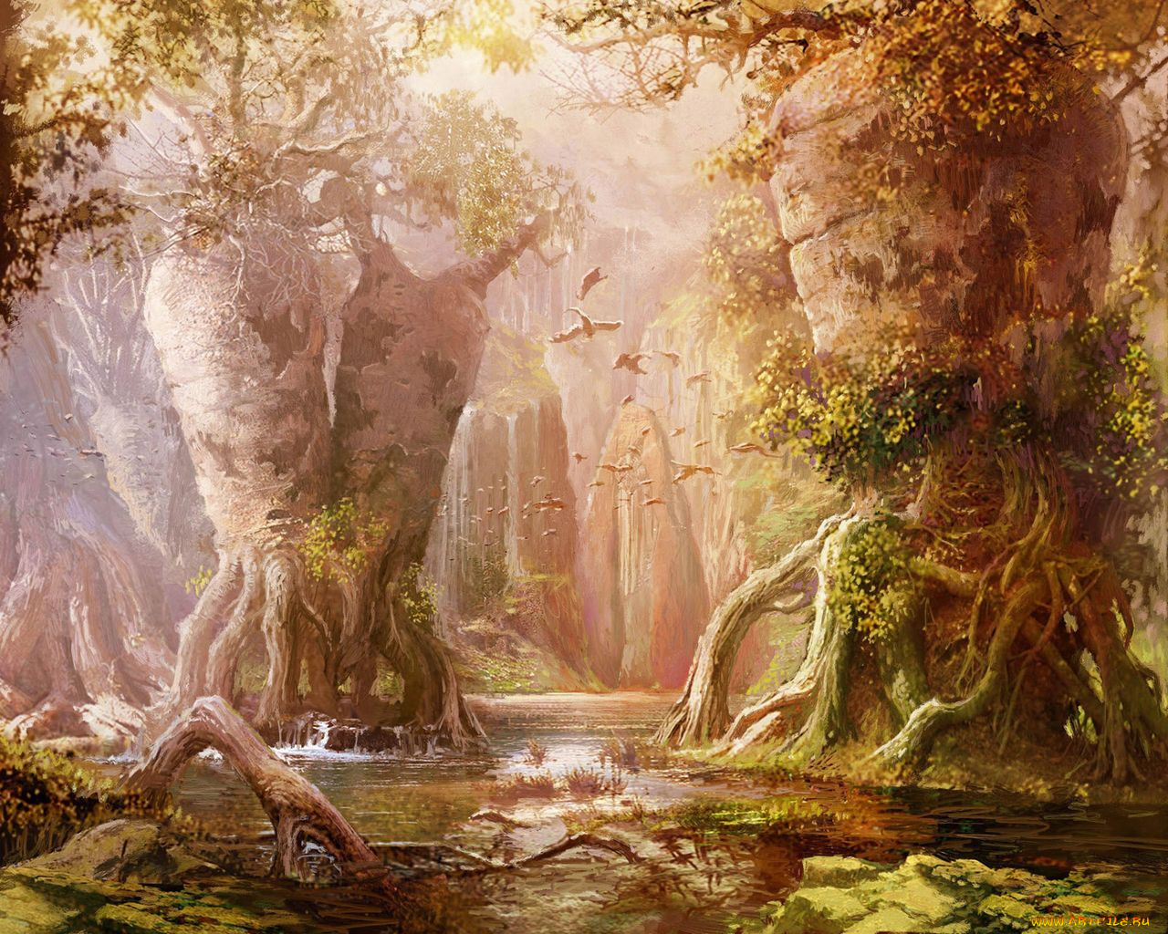 фэнтези, пейзажи