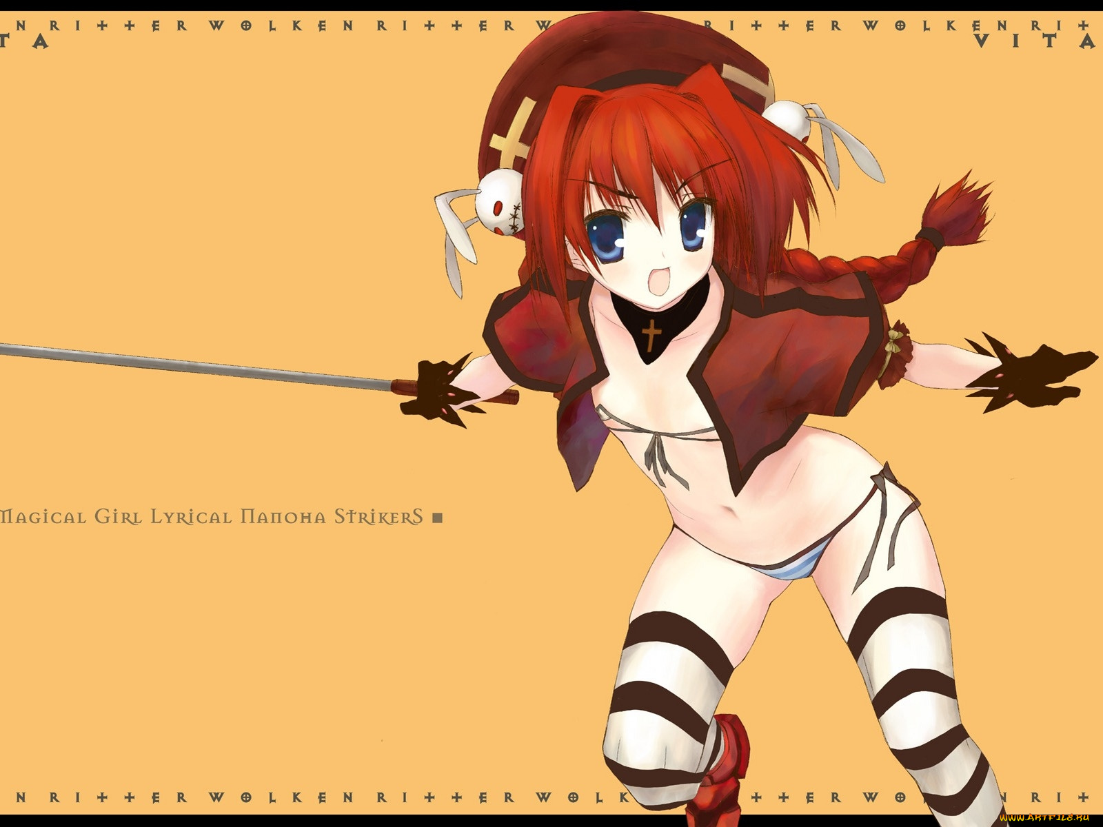 аниме, mahou, shoujo, lyrical, nanoha