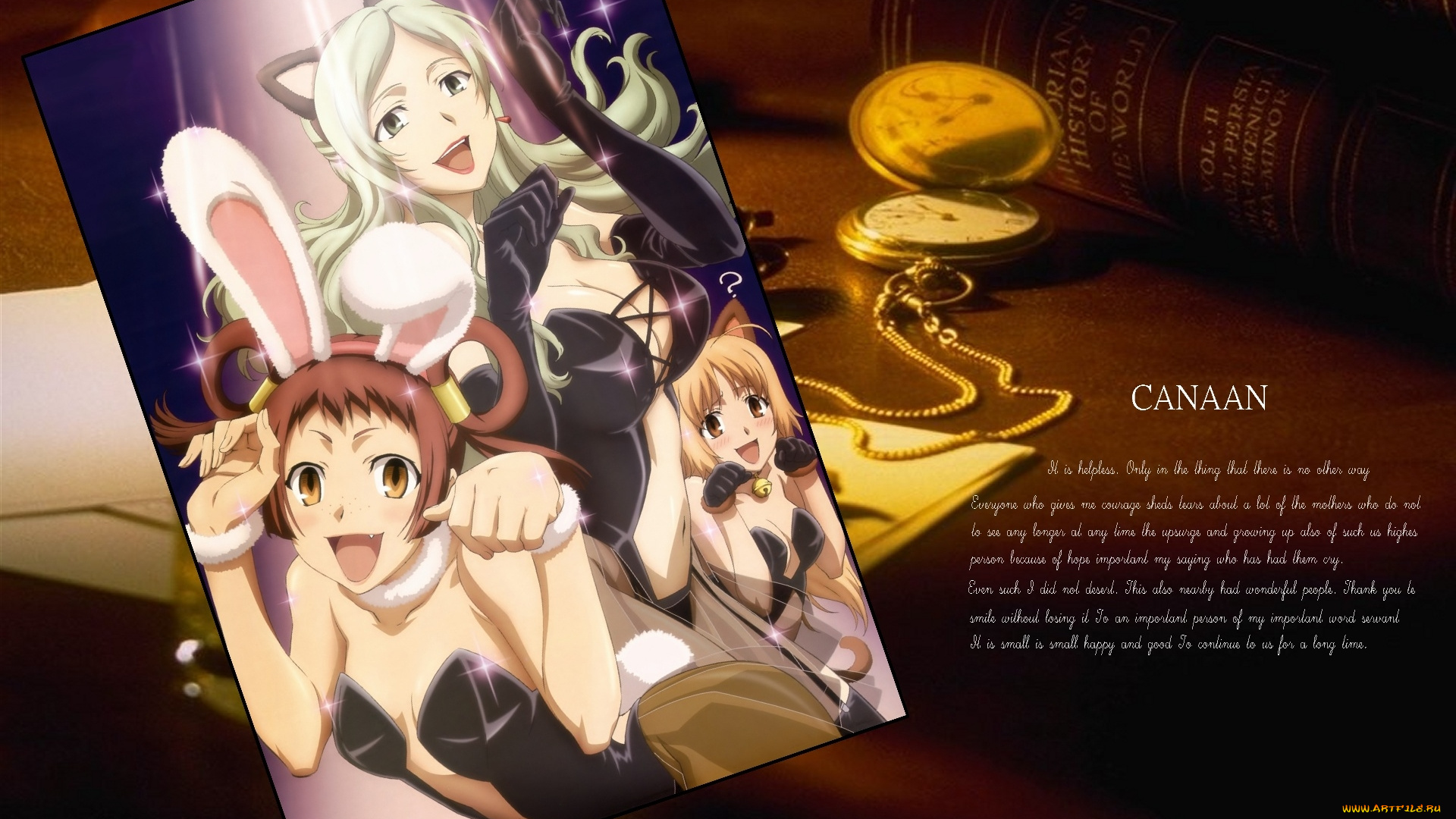 аниме, canaan