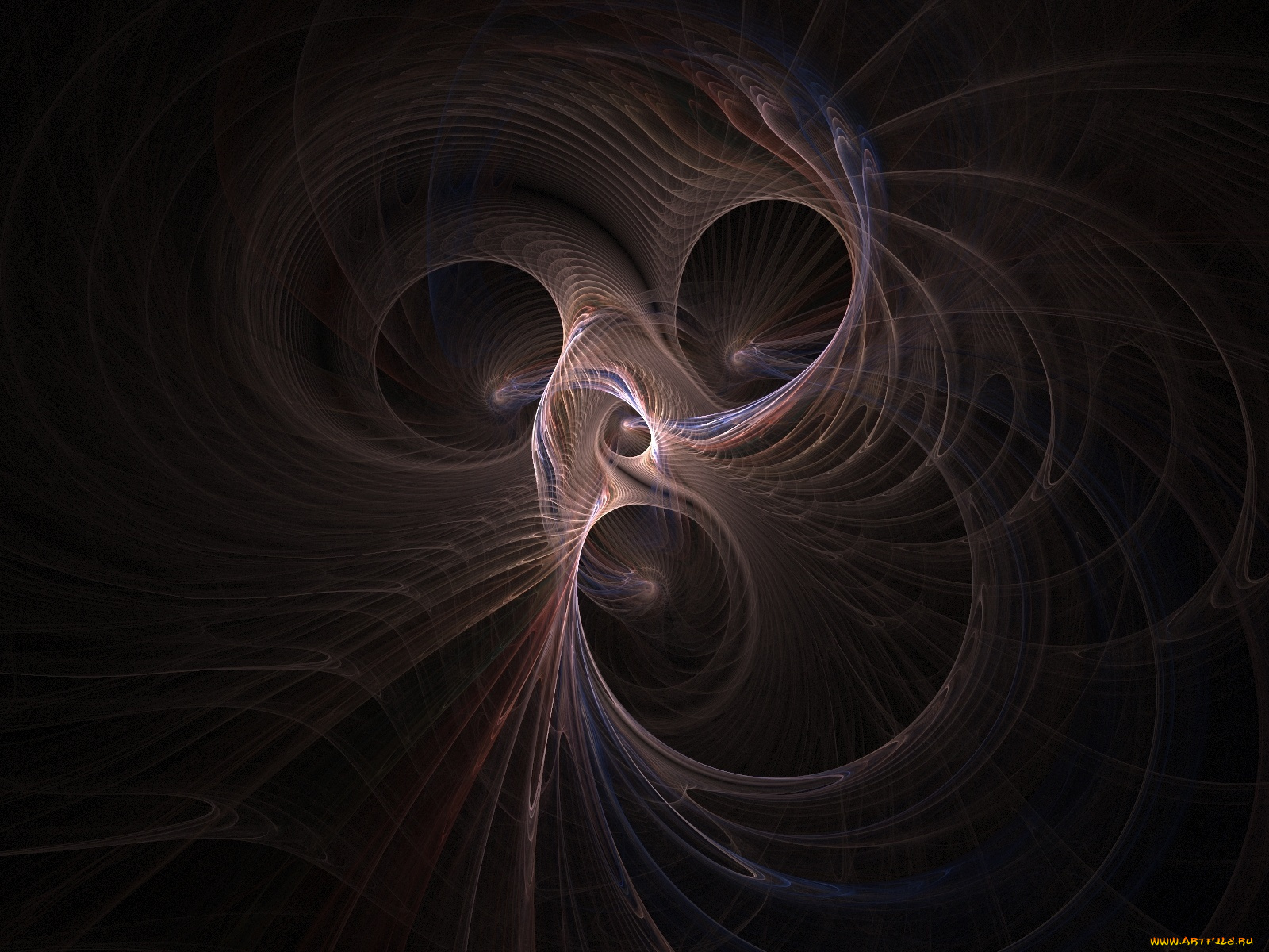 3д, графика, fractal, фракталы, абстракция, узор, тёмный