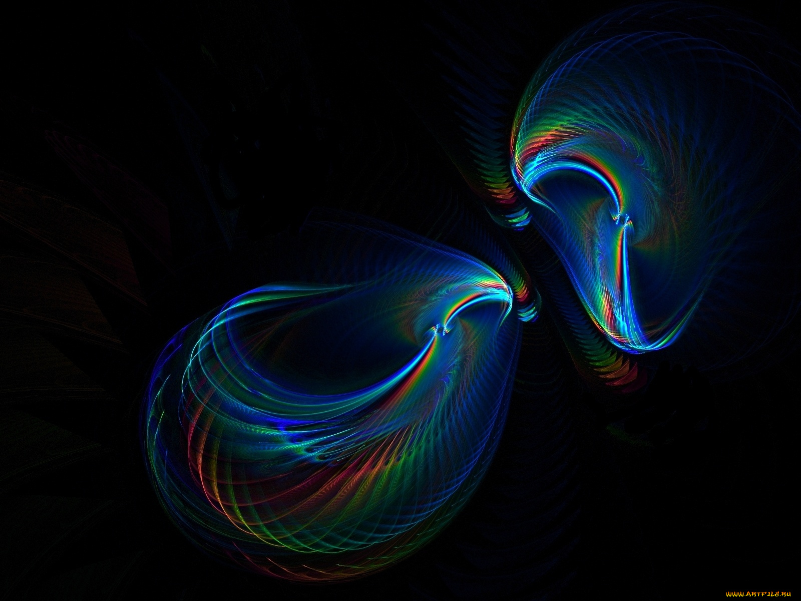 3д, графика, fractal, фракталы, тёмный, абстракция, узор