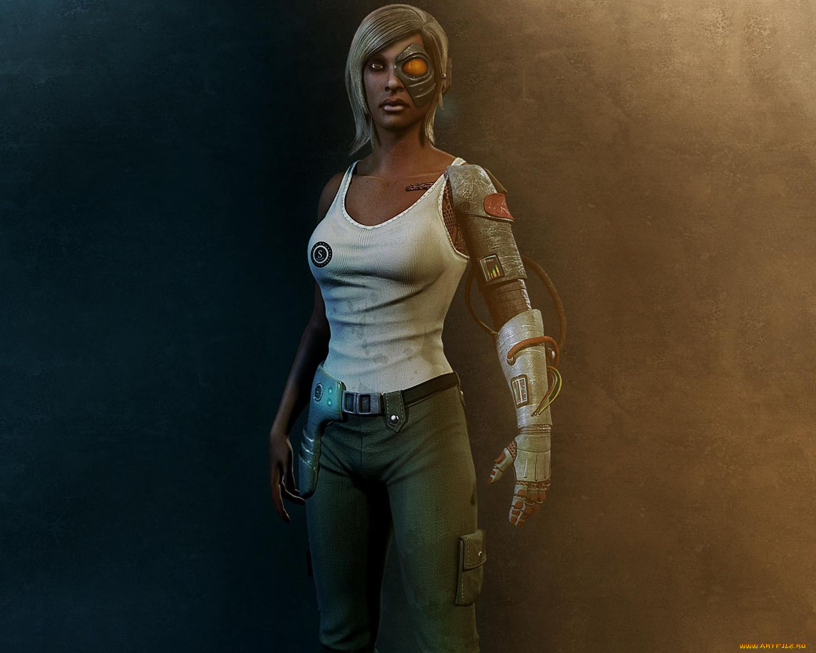 glen, victor, tyana, 3д, графика, creatures, существа, девушка, киборг