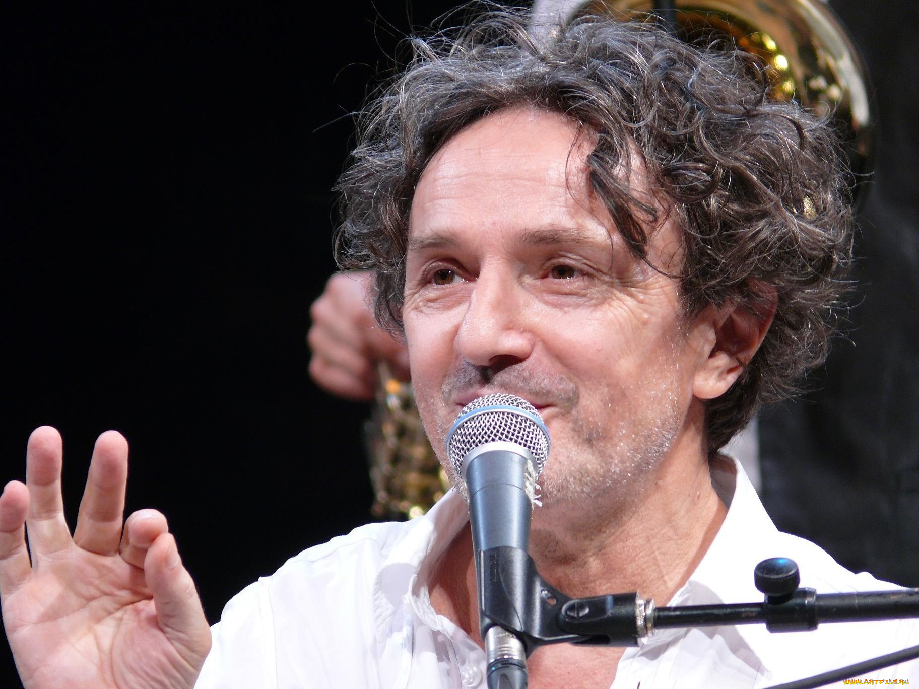 музыка, goran, bregovic, композитор, певец, микрофон