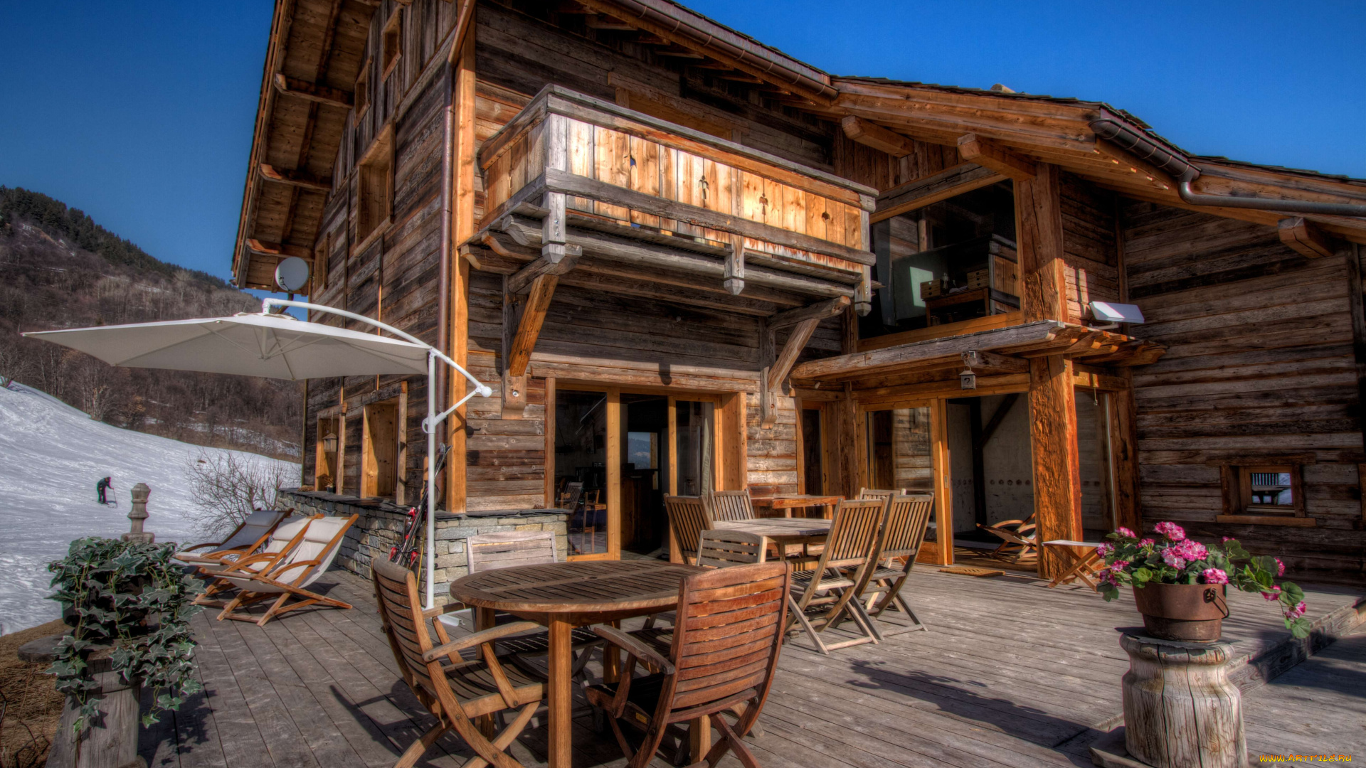 интерьер, веранды, террасы, балконы, стул, стол, терраса