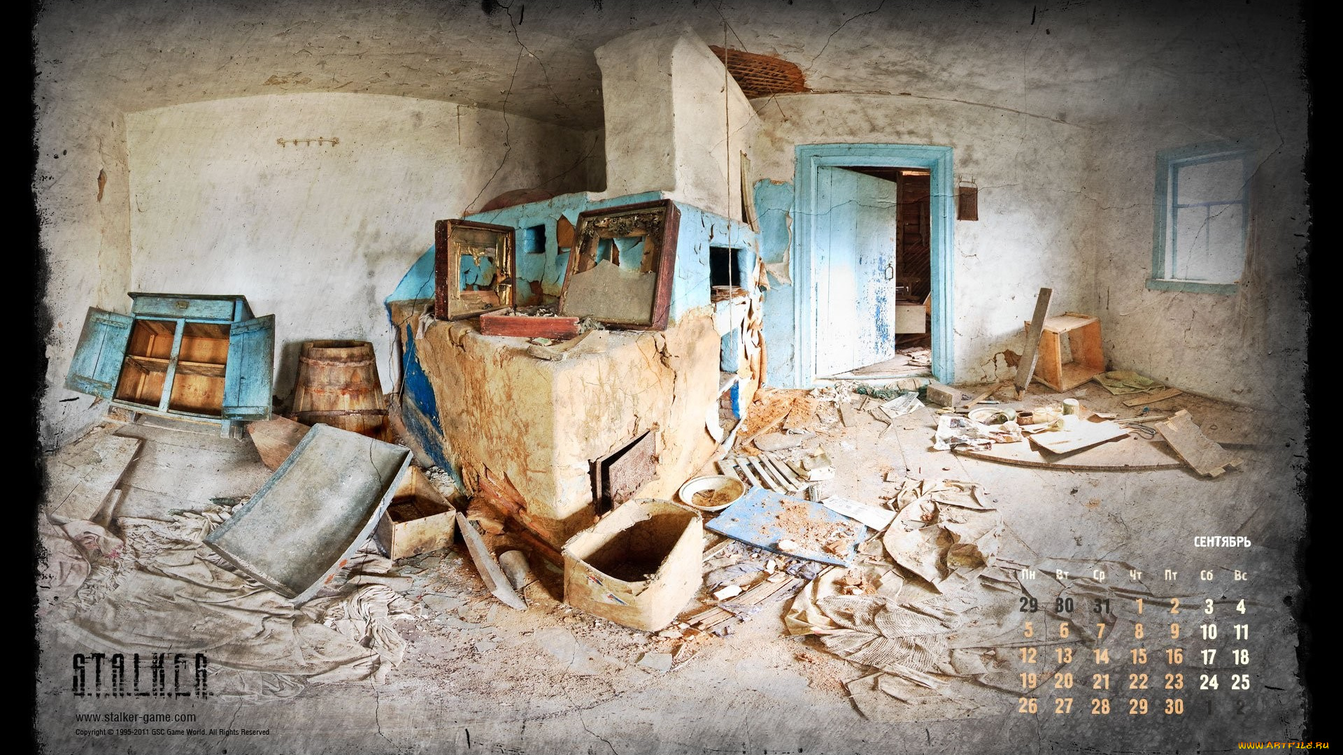 календари, другое, развалины