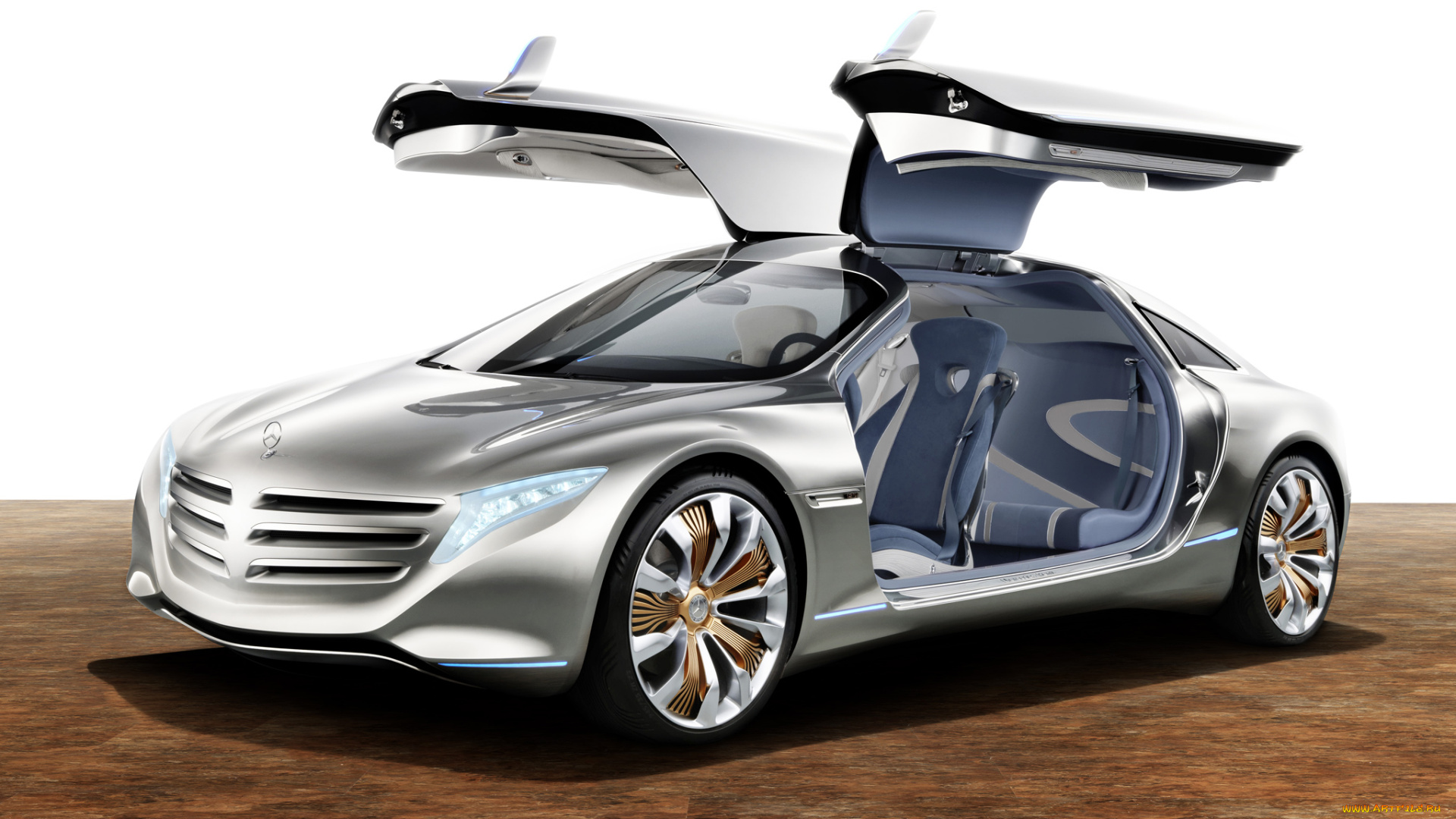 mercedes, benz, f125, concept, автомобили, 3д