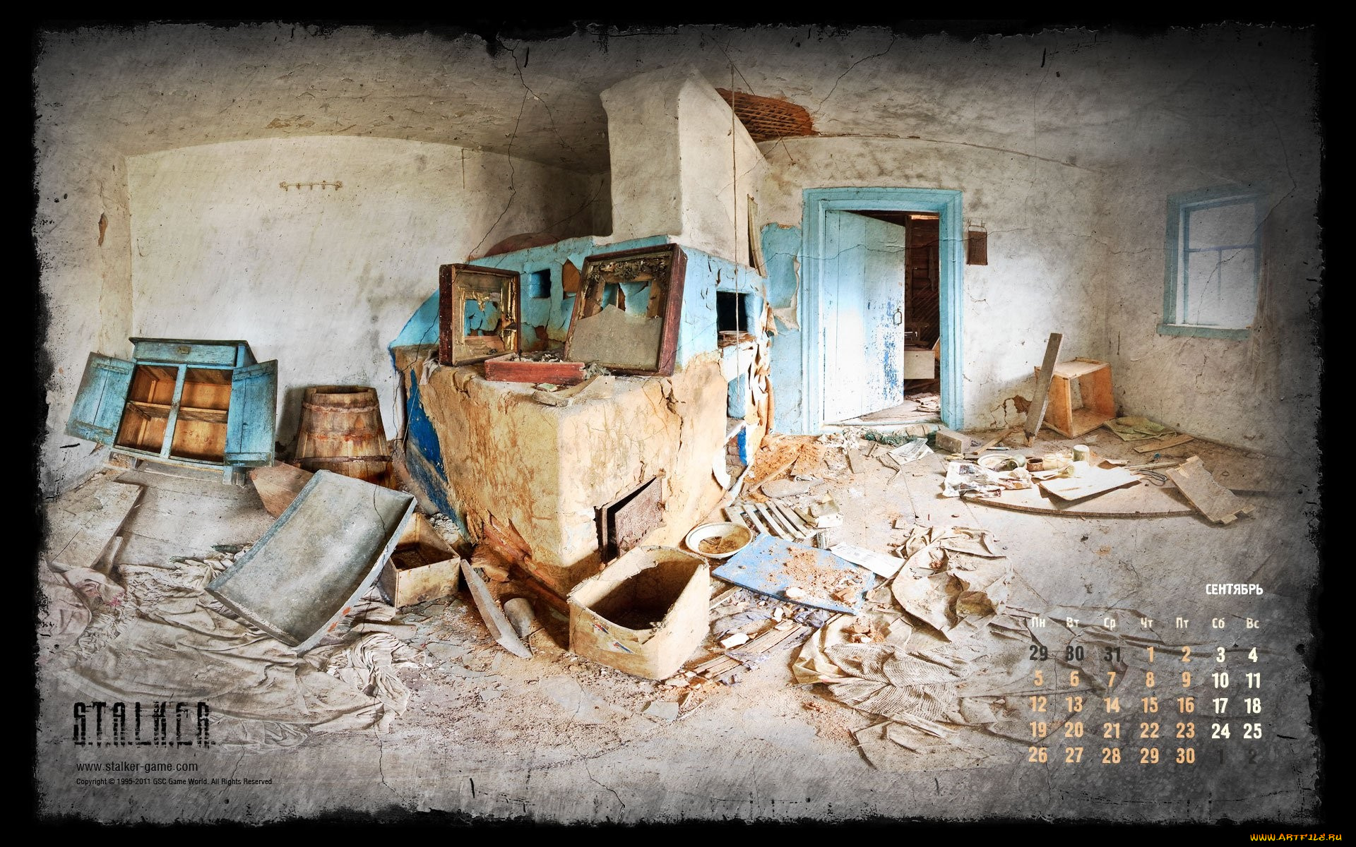 календари, другое, развалины