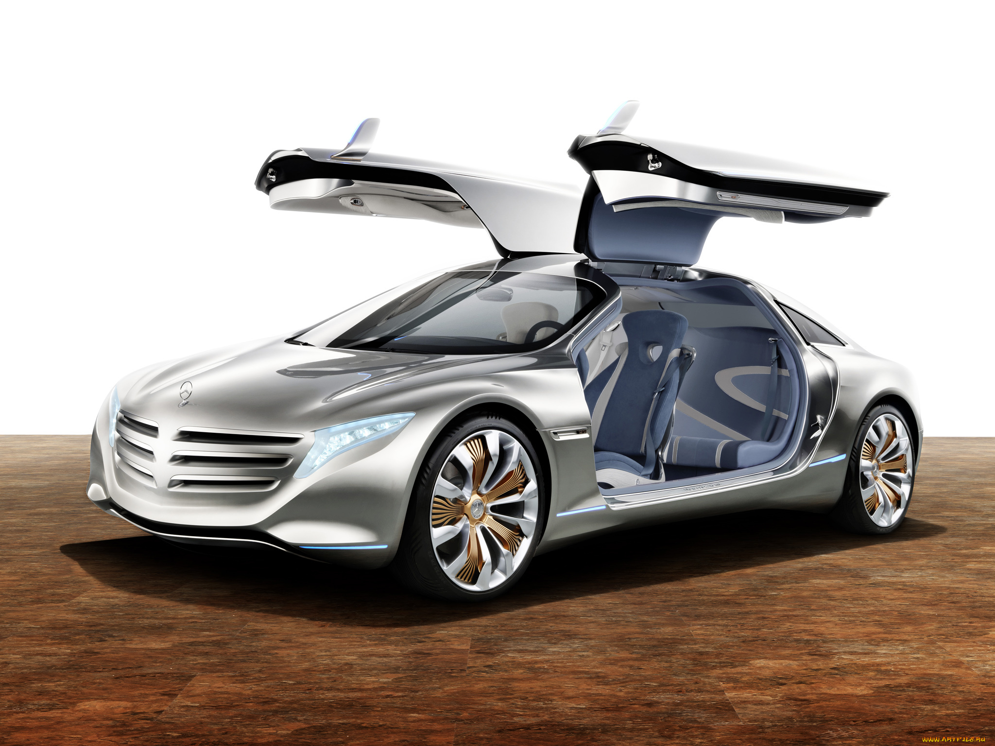 mercedes, benz, f125, concept, автомобили, 3д