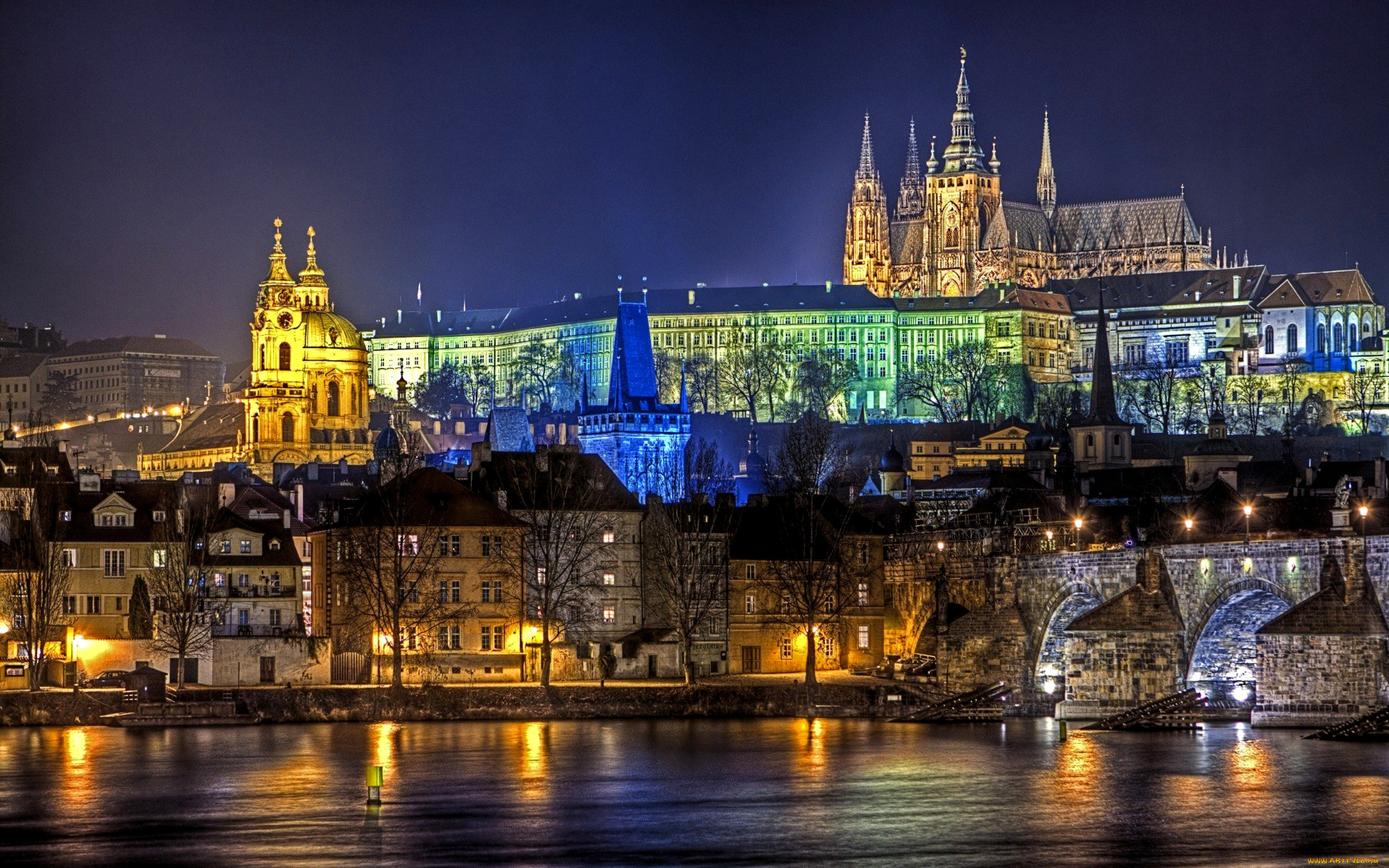 prague, города, прага, Чехия, карлов, мост