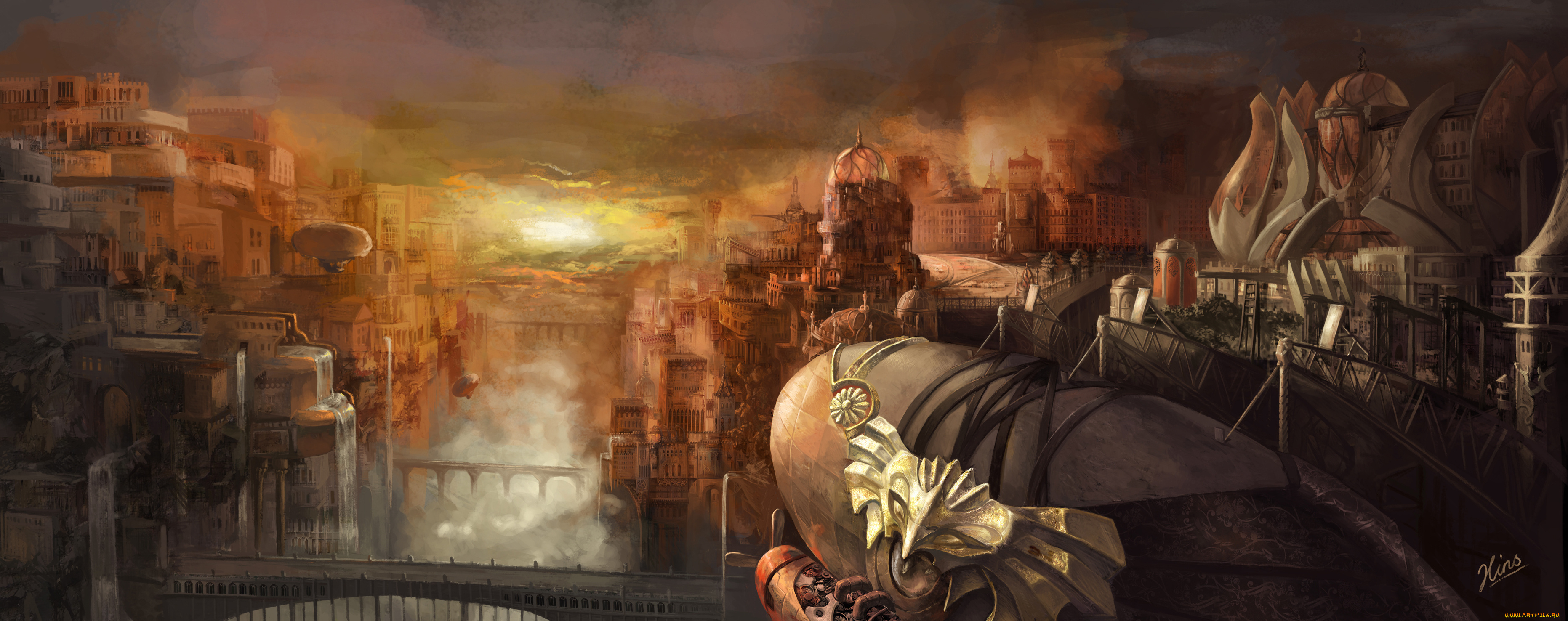 фэнтези, иные, миры, времена, город