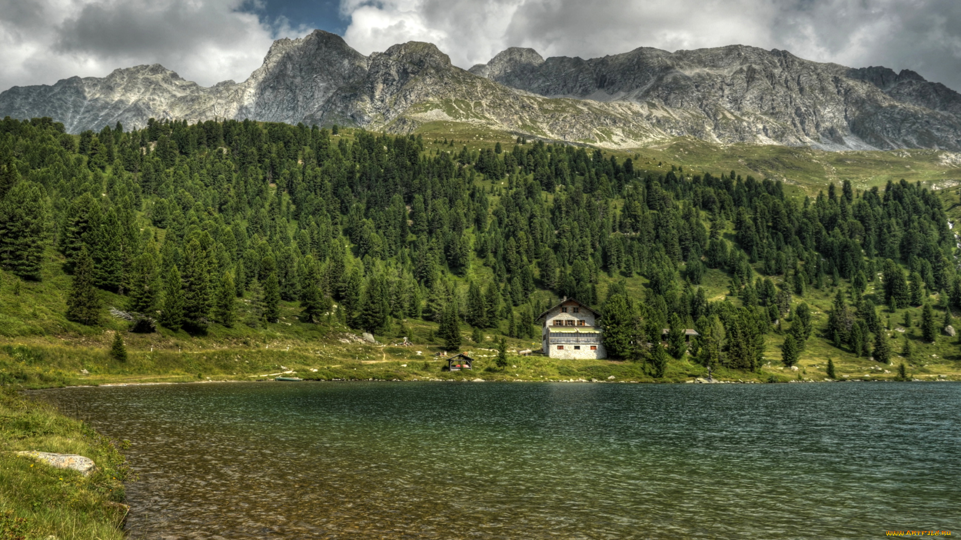 австрия, тироль, природа, реки, озера, горы, лес, озеро