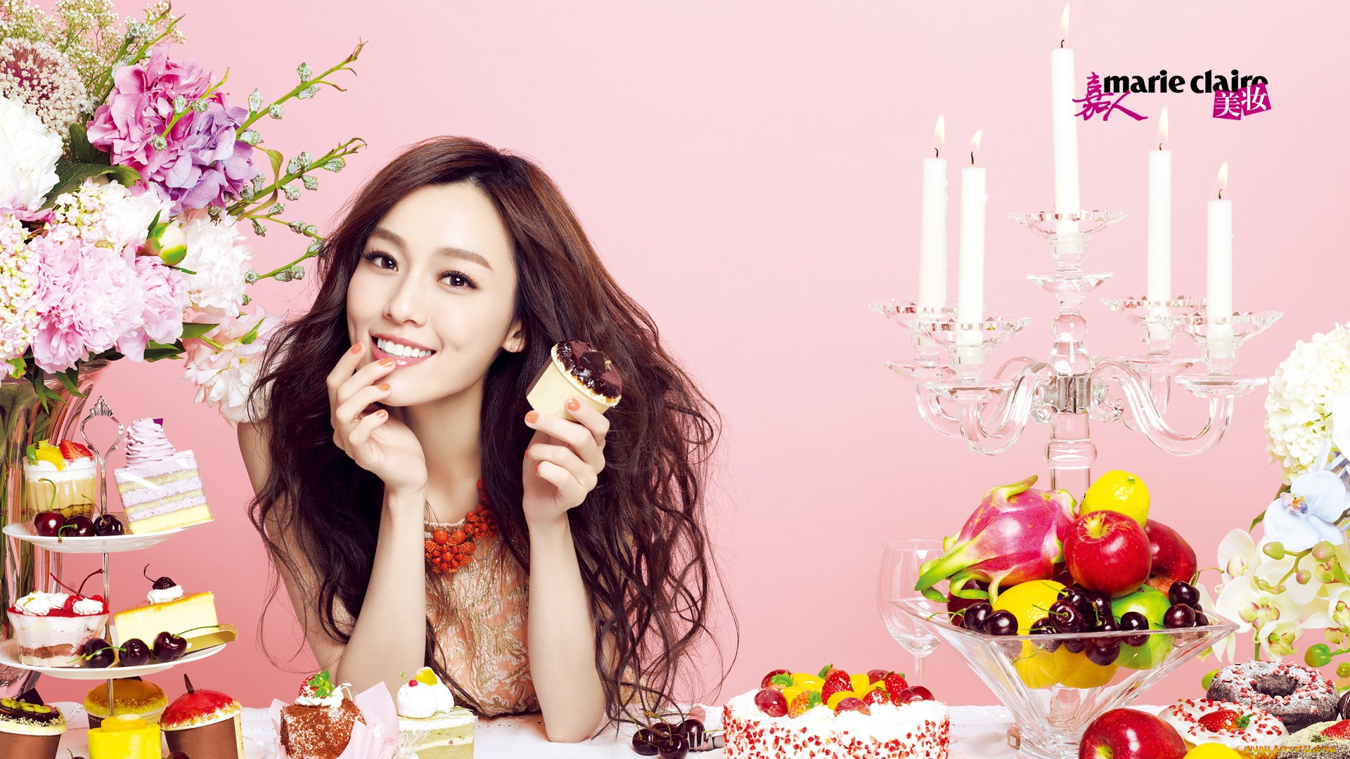 бренды, marie, claire, цветы, свечи, фрукты