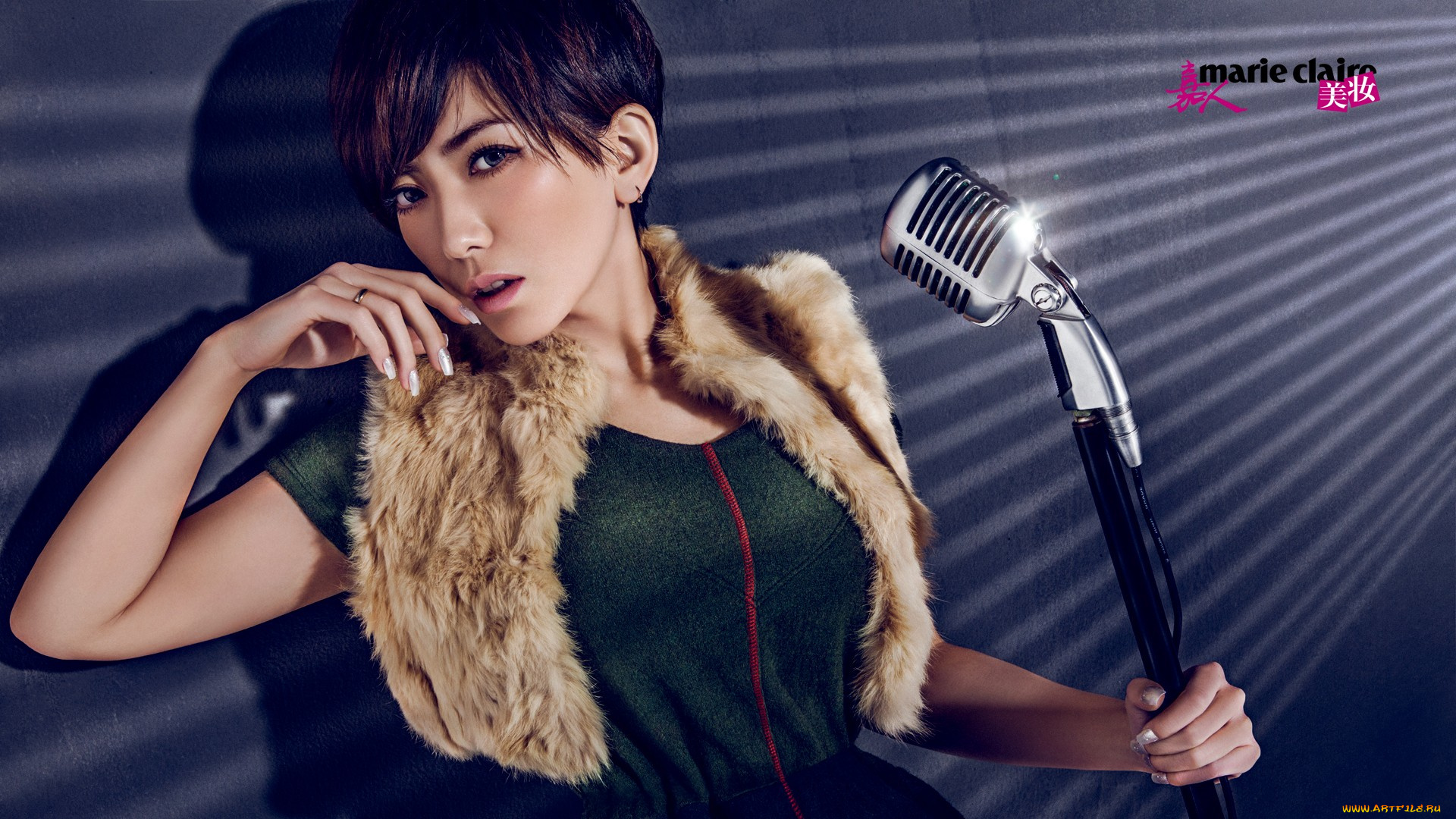 бренды, marie, claire, микрофон
