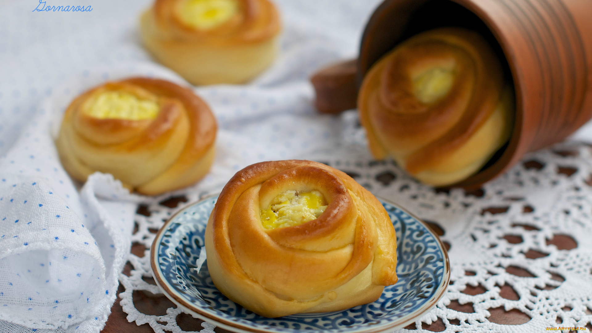 еда, хлеб, выпечка, ватрушки