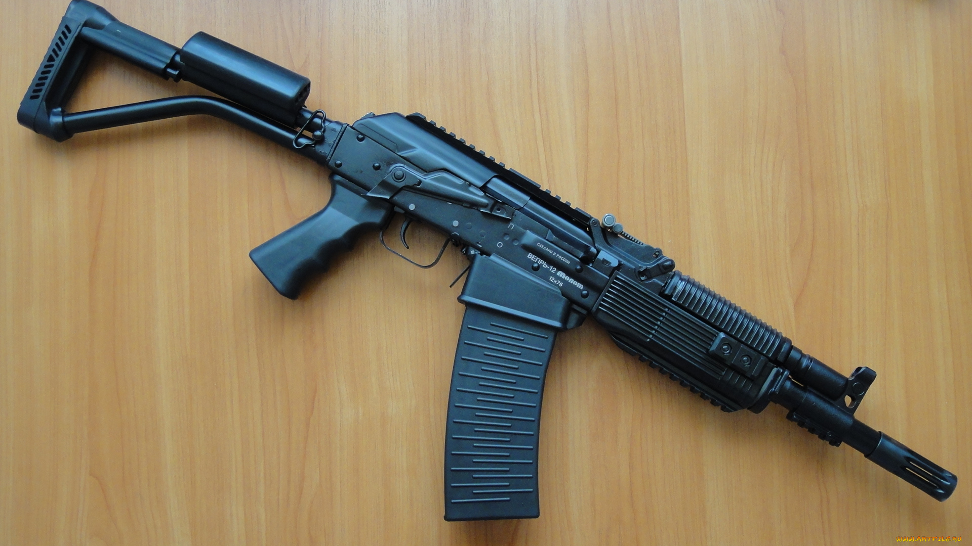 оружие, автоматы, вепрь, 12, ружьё, гладкоствольное, доска