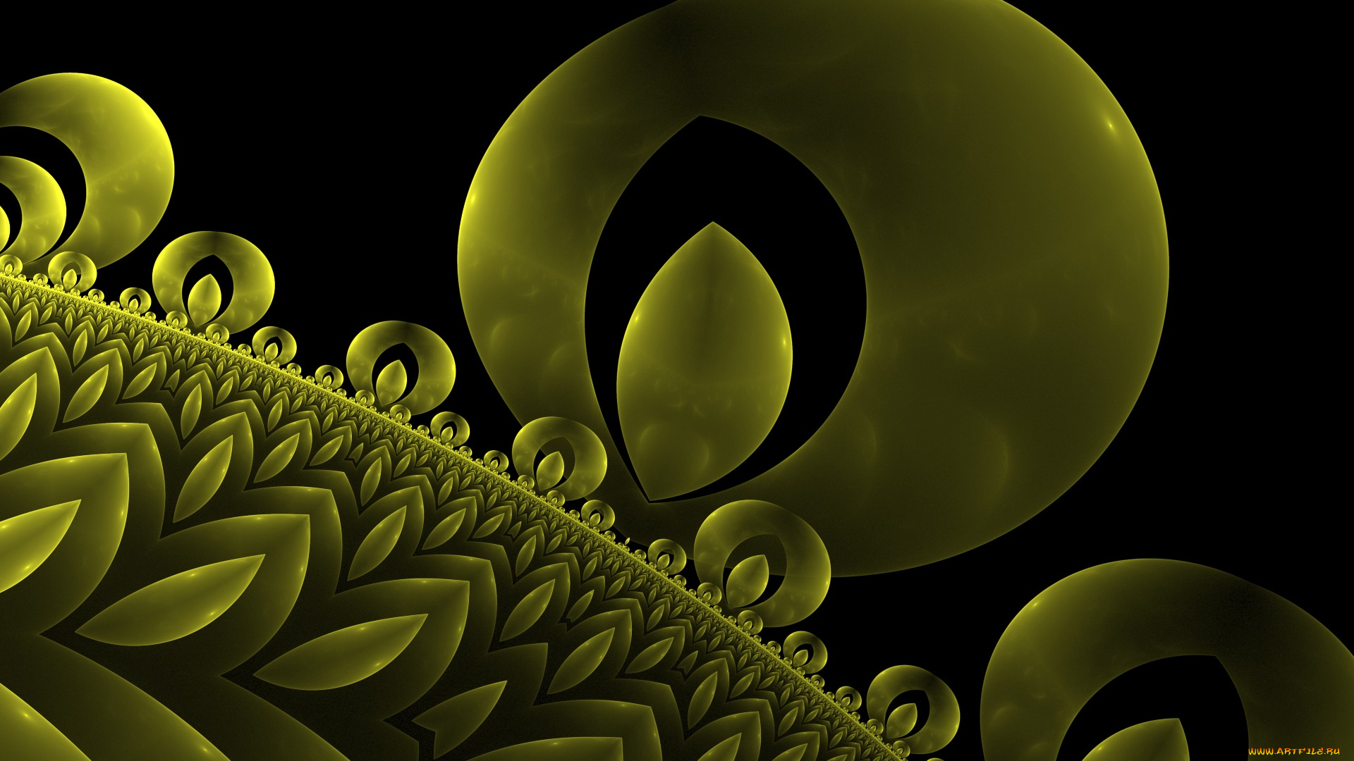 3д, графика, фракталы, , fractal, узор, фон, цвета