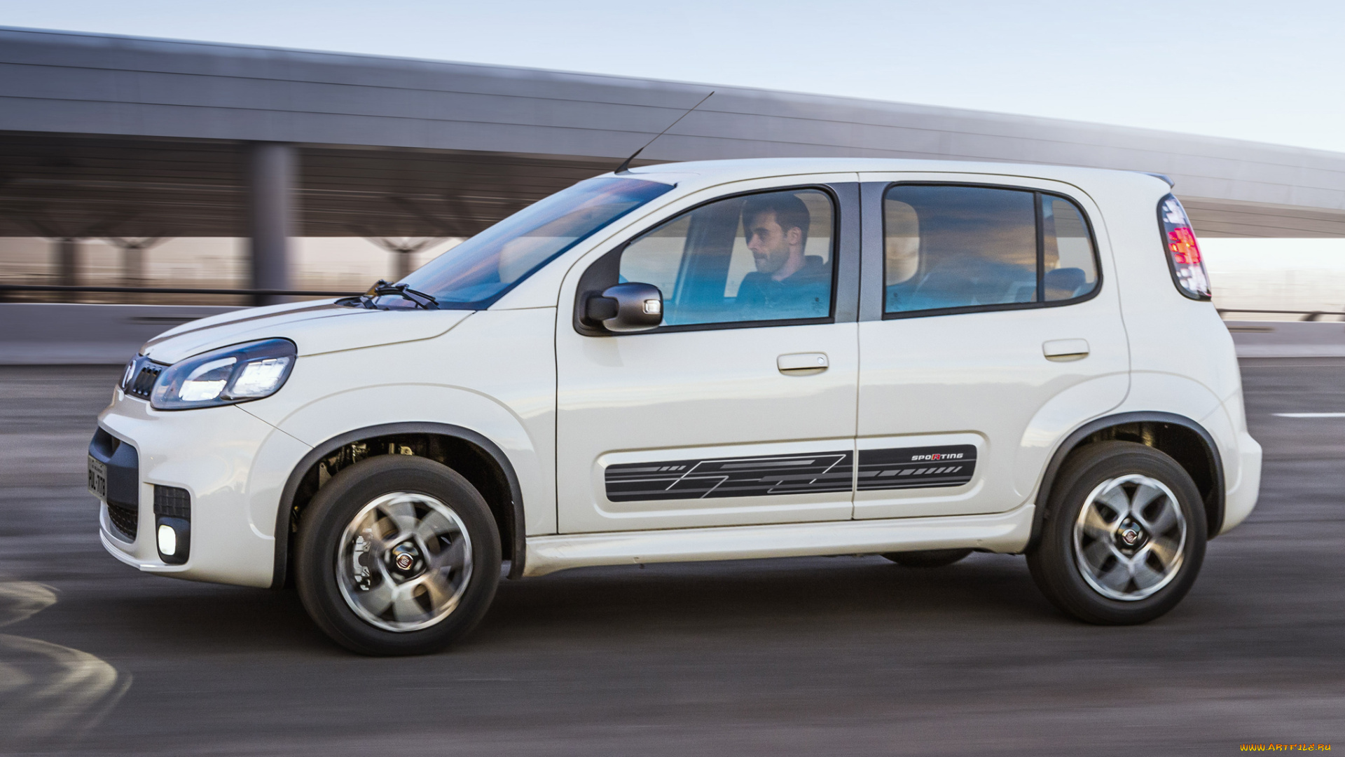 автомобили, fiat, sporting, uno, светлый, 2014г