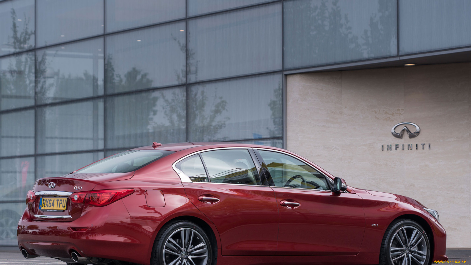 автомобили, infiniti, красный, 2014г, v37, uk-spec, 2-0t, q50
