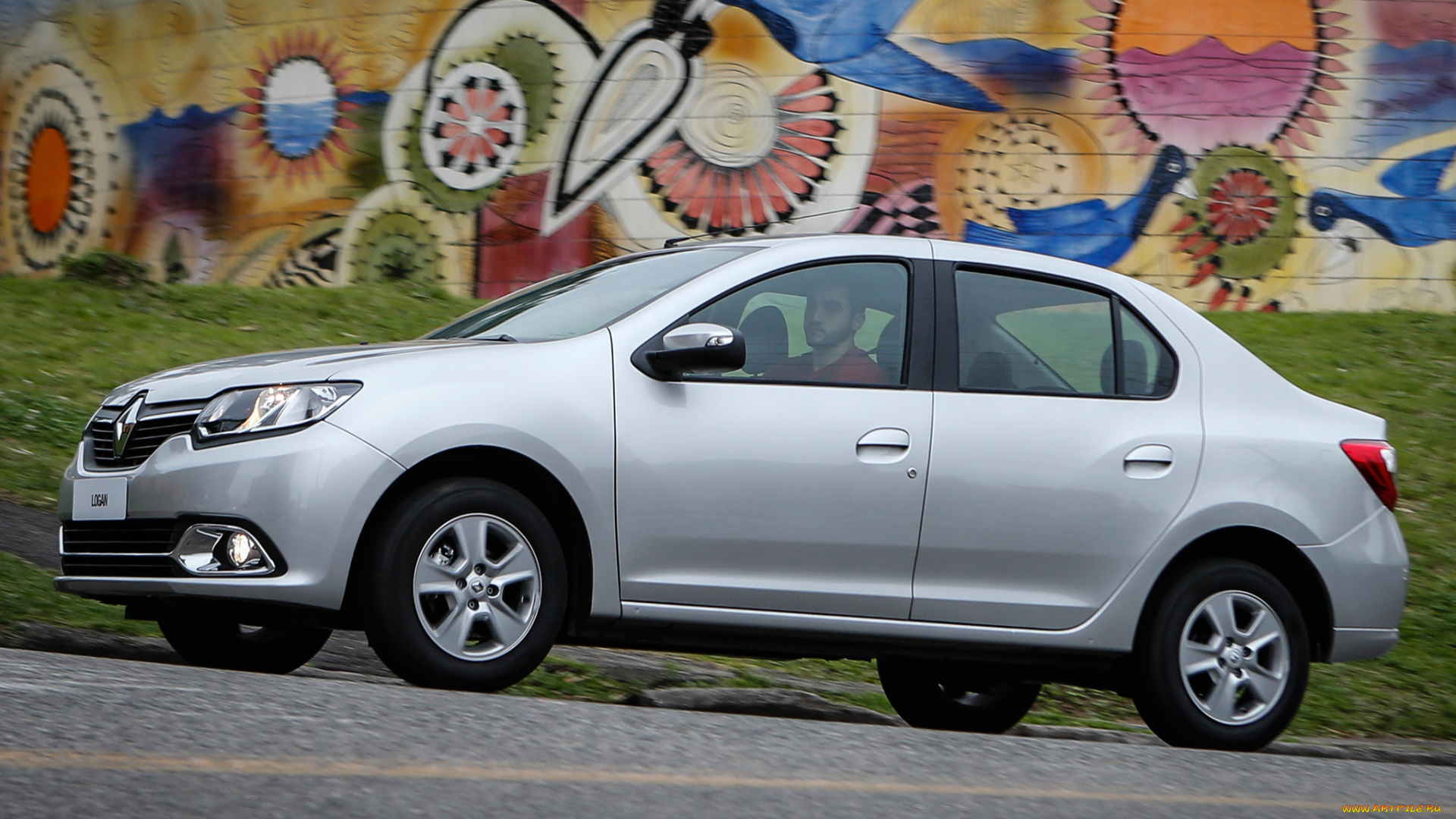 автомобили, renault, серый, 2013г, br-spec, logan