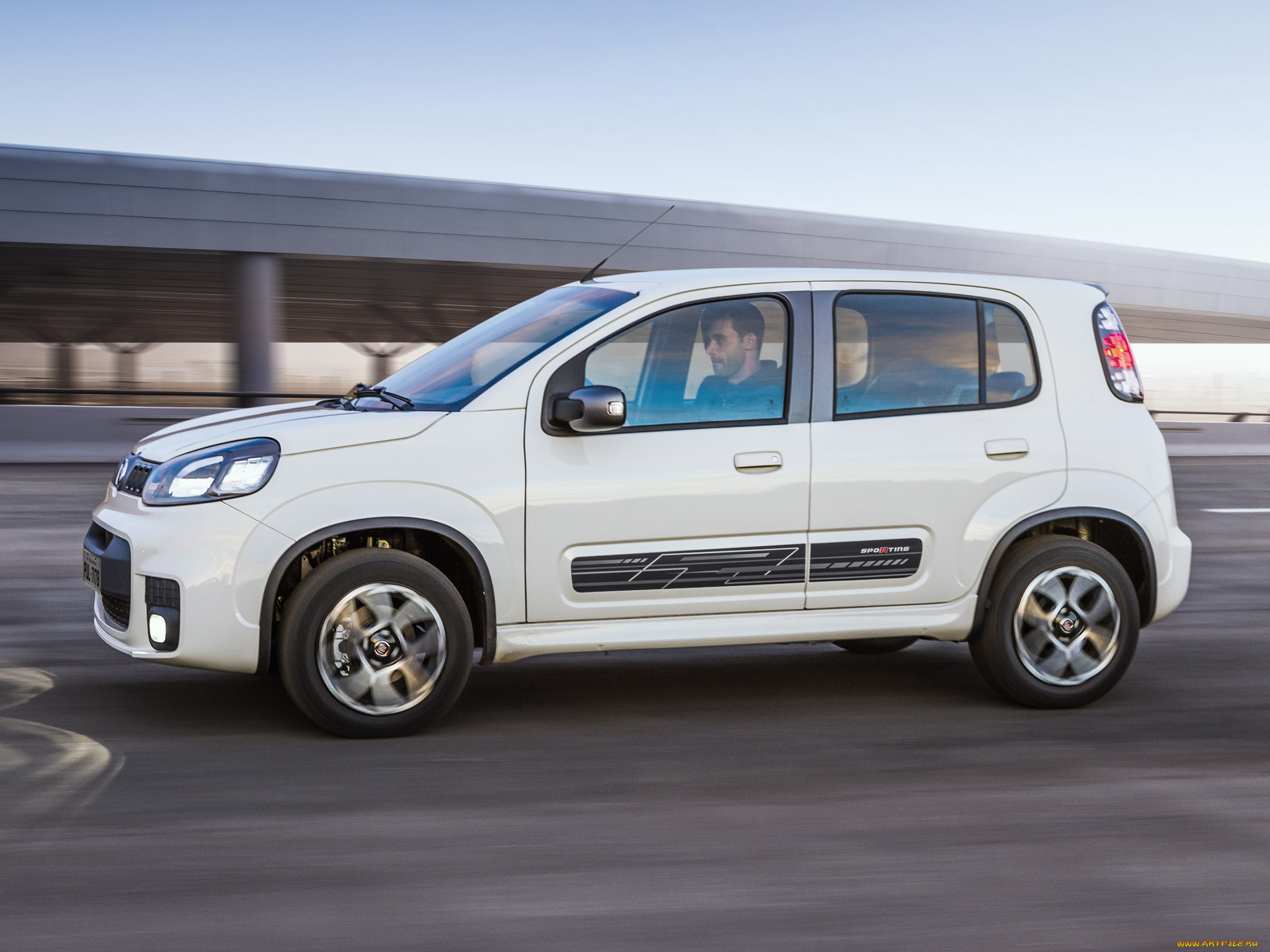 автомобили, fiat, sporting, uno, светлый, 2014г